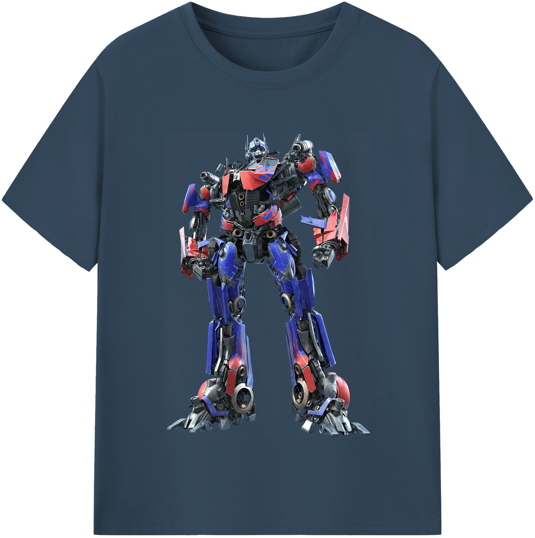 （画像用） Transformers トランスフォーマー レディースカジュアルプリントTシャツ（綿100％）