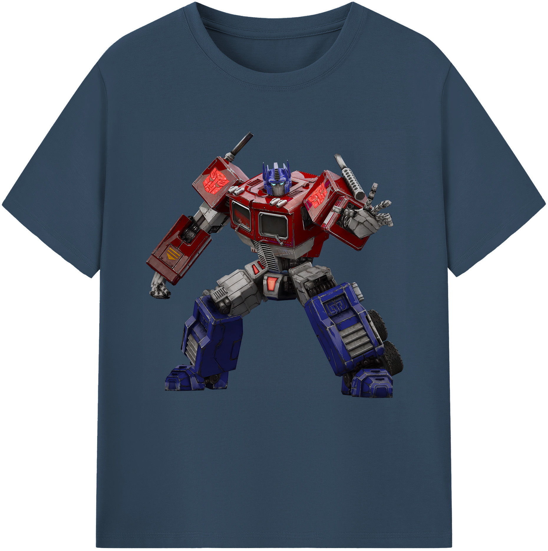 （画像用） Transformers トランスフォーマー レディースカジュアルプリントTシャツ（綿100％）