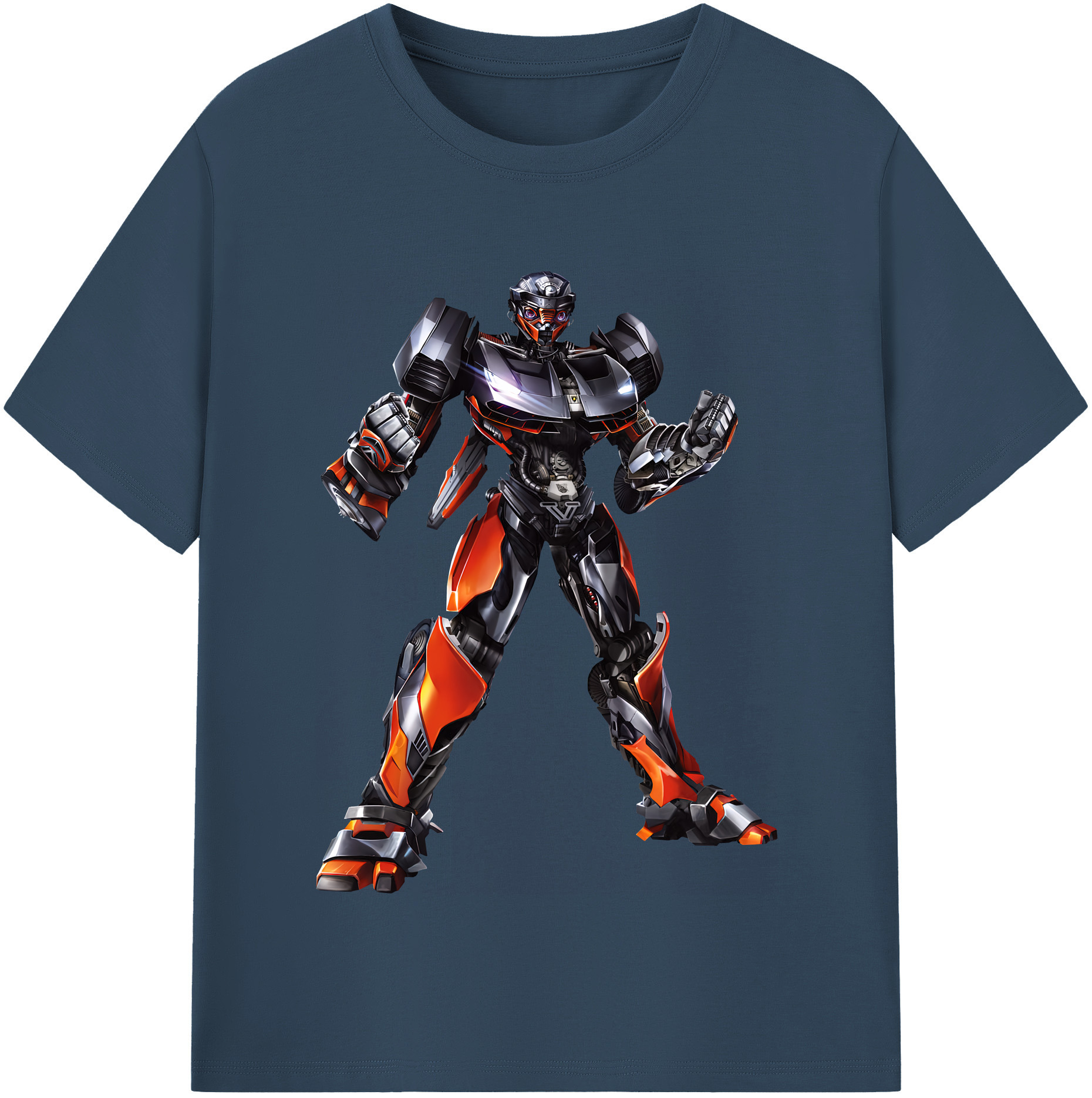 （画像用） Transformers トランスフォーマー レディースカジュアルプリントTシャツ（綿100％）
