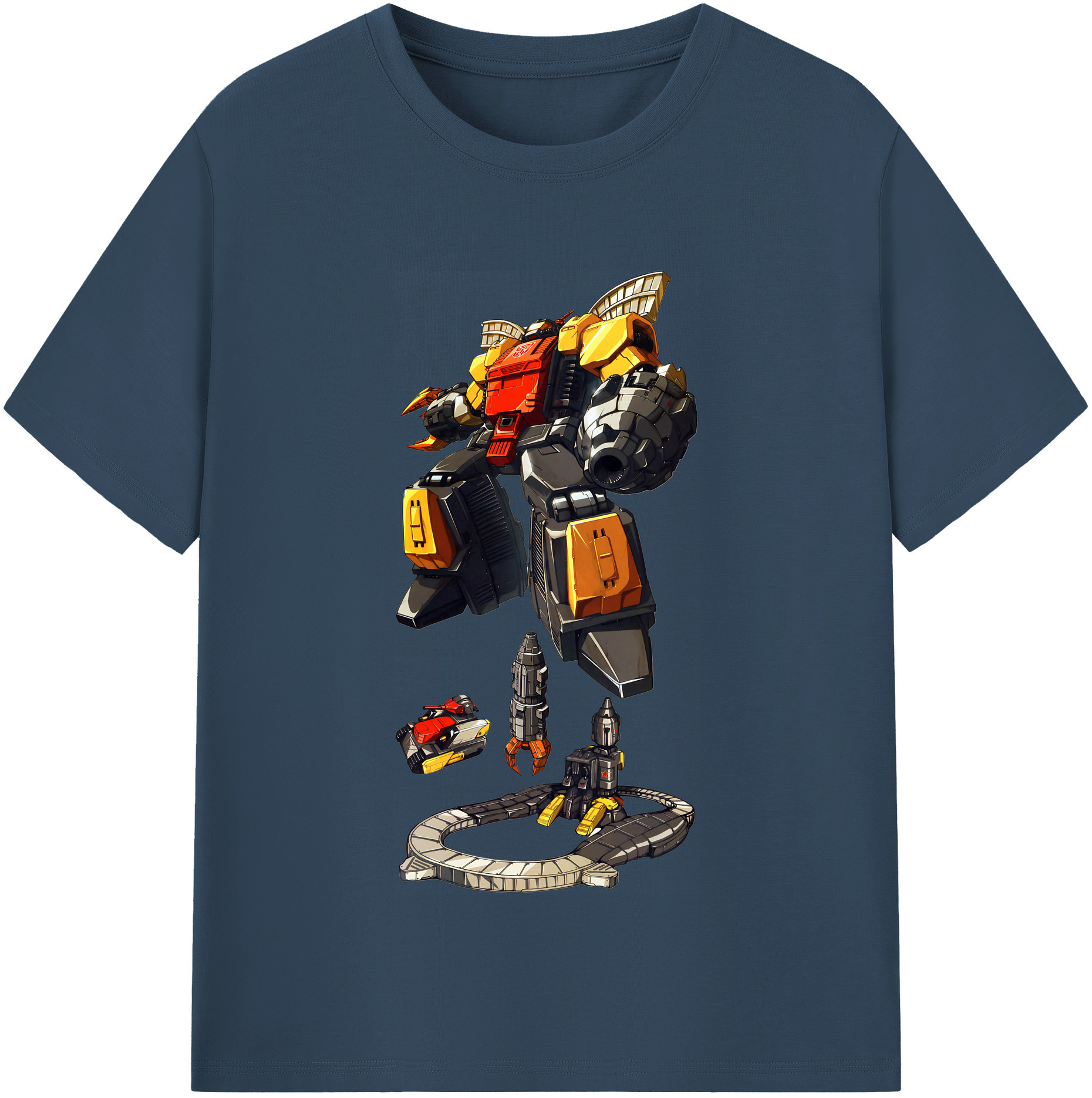 （画像用） Transformers トランスフォーマー レディースカジュアルプリントTシャツ（綿100％）
