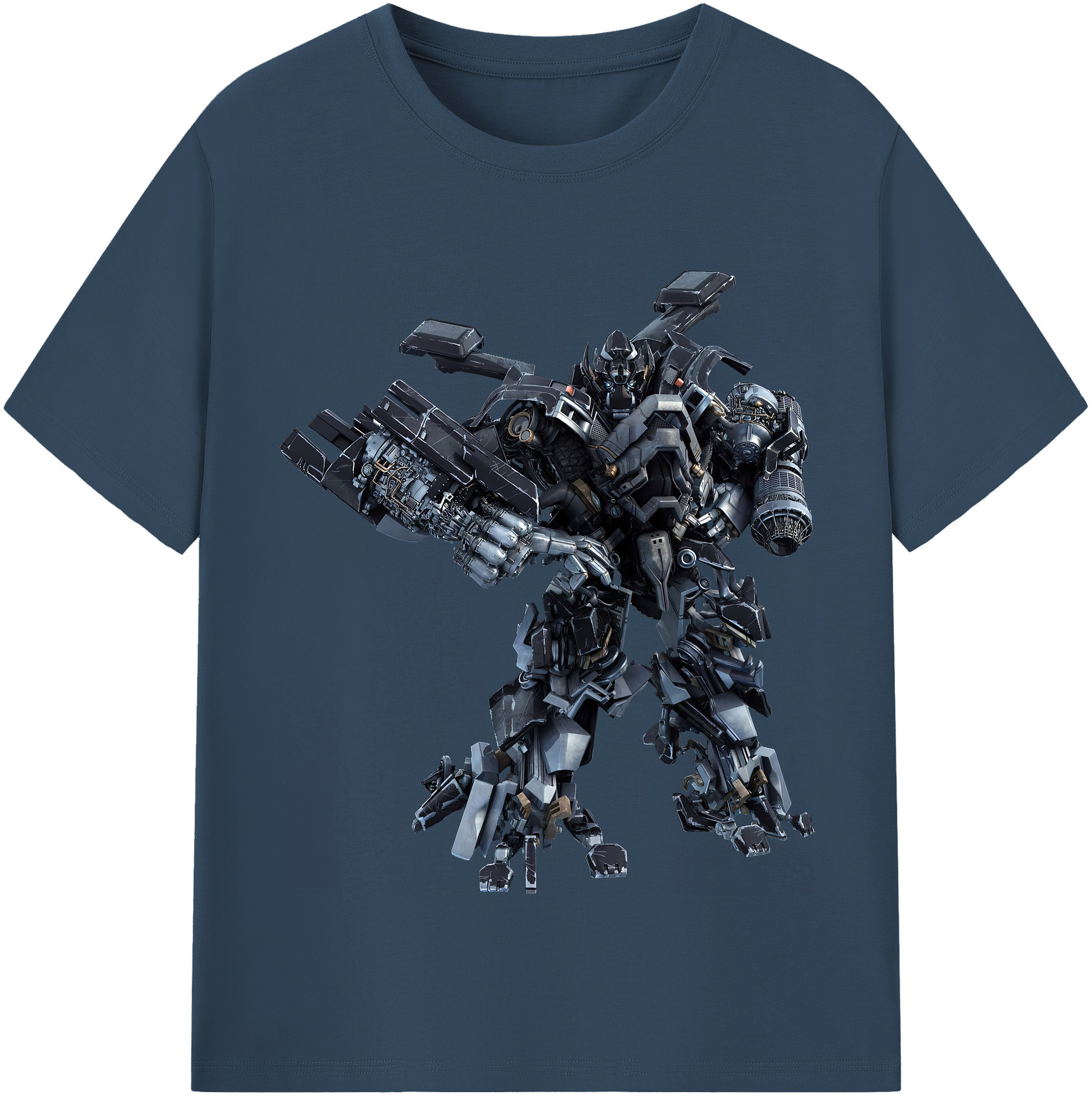 （画像用） Transformers トランスフォーマー レディースカジュアルプリントTシャツ（綿100％）