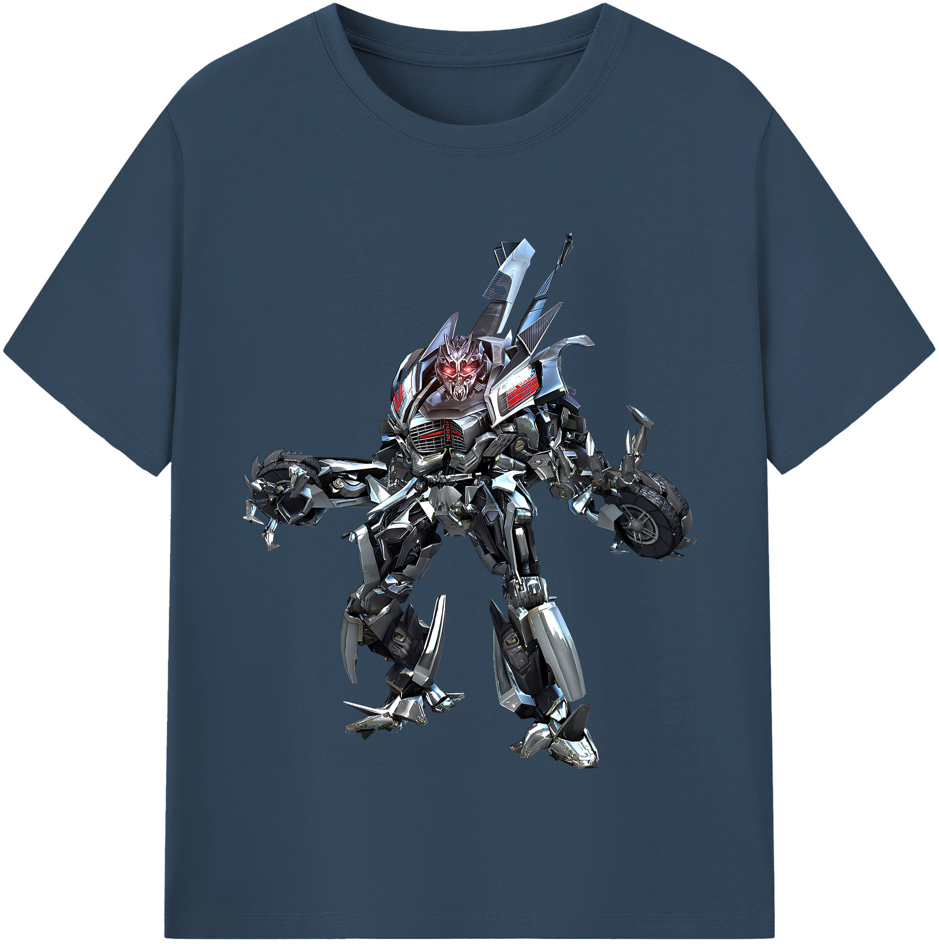 （画像用） Transformers トランスフォーマー レディースカジュアルプリントTシャツ（綿100％）