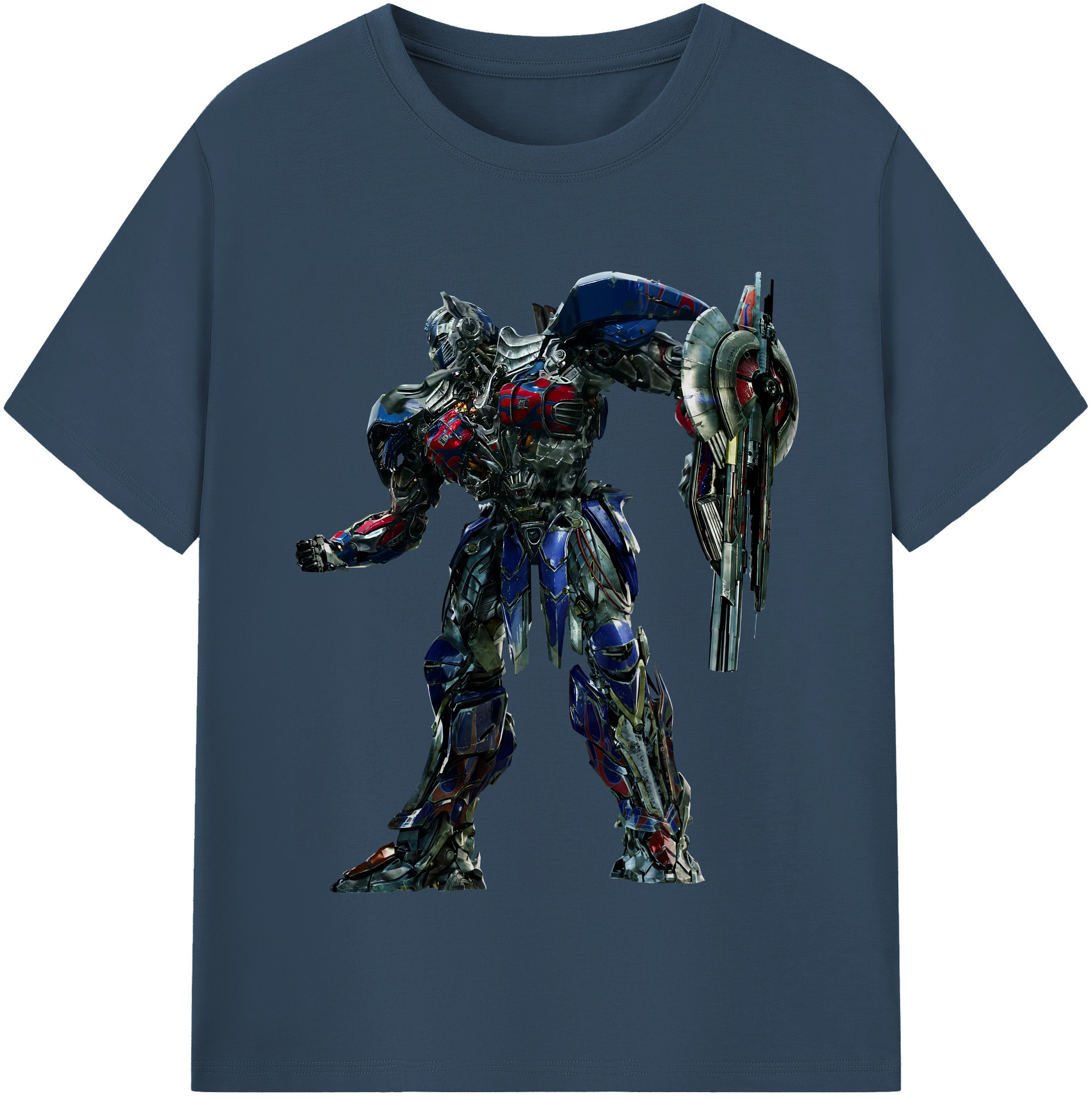 （画像用） Transformers トランスフォーマー レディースカジュアルプリントTシャツ（綿100％）