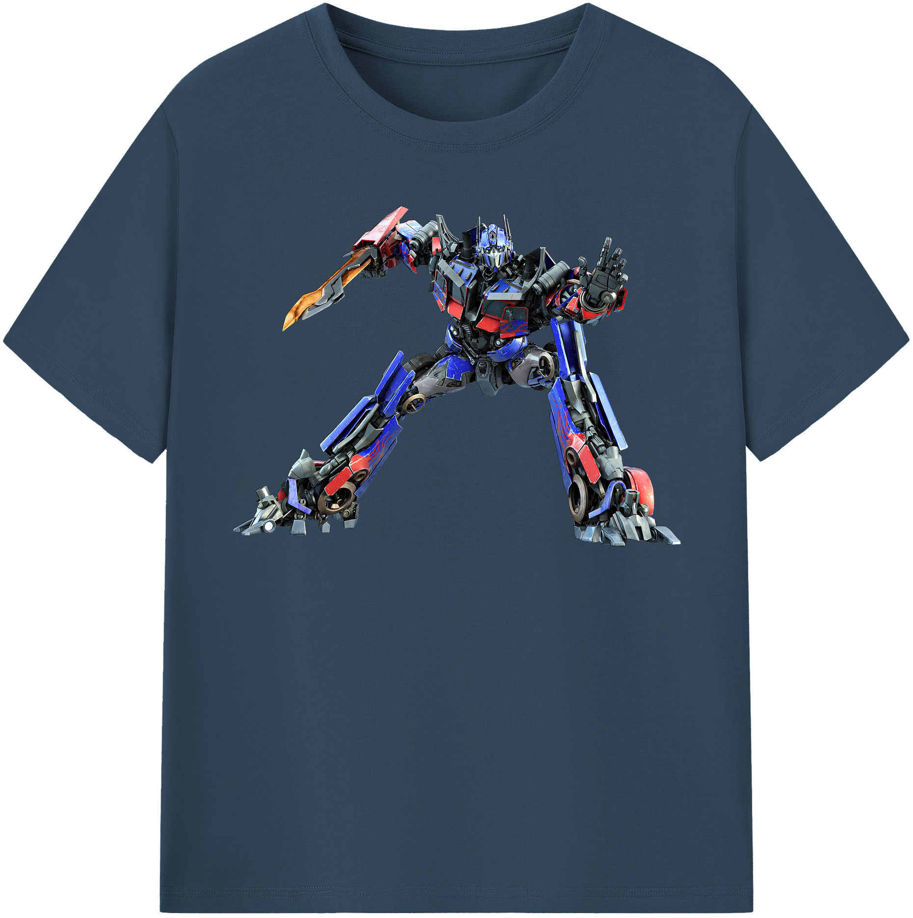 （画像用） Transformers トランスフォーマー レディースカジュアルプリントTシャツ（綿100％）
