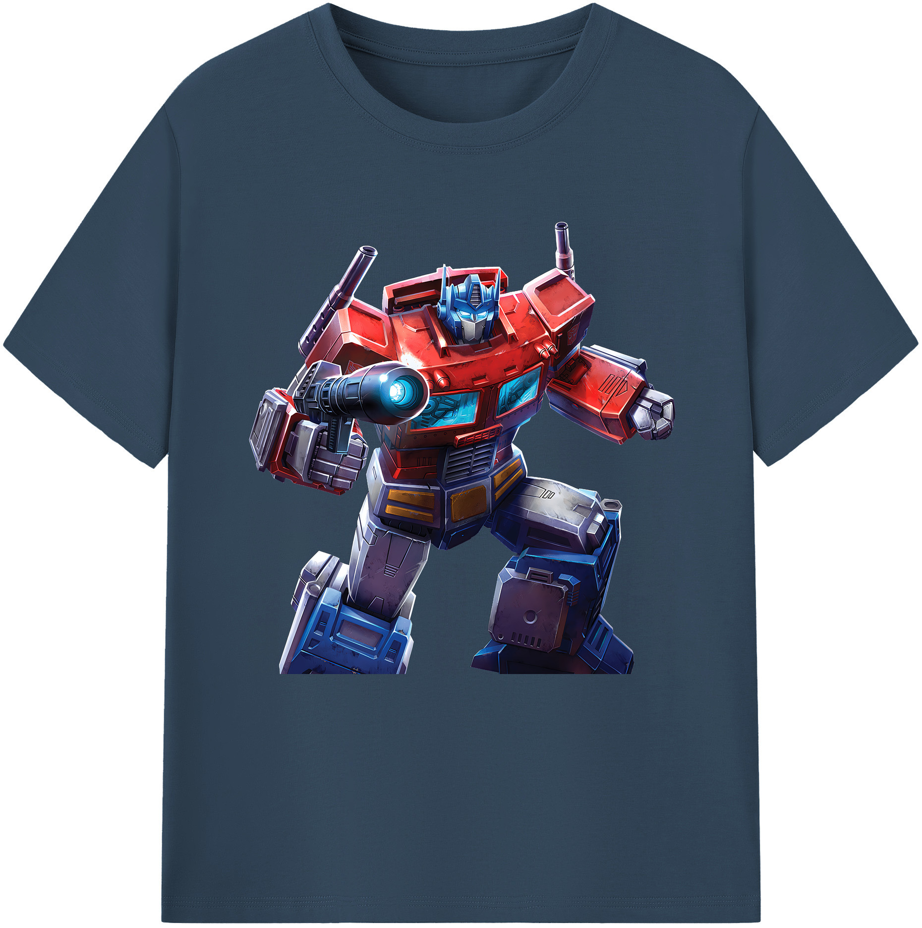 （画像用） Transformers トランスフォーマー レディースカジュアルプリントTシャツ（綿100％）