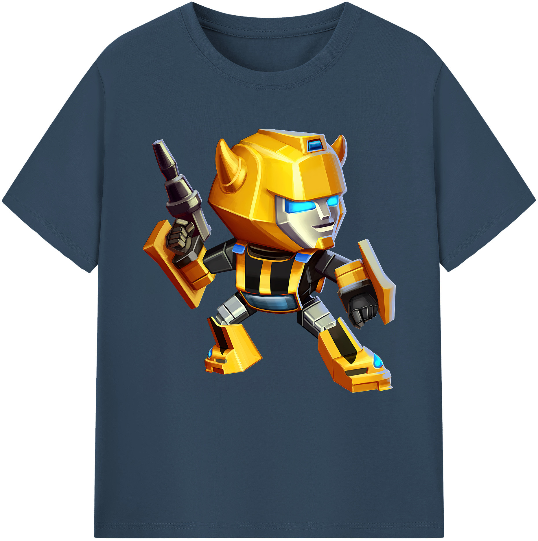 （画像用） Transformers トランスフォーマー レディースカジュアルプリントTシャツ（綿100％）