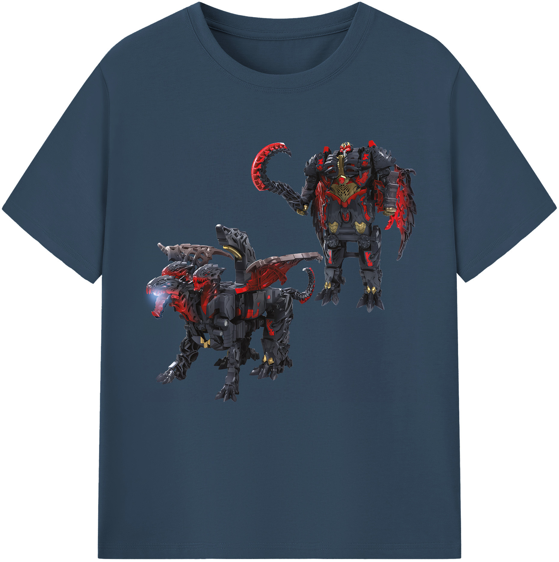 （画像用） Transformers トランスフォーマー レディースカジュアルプリントTシャツ（綿100％）