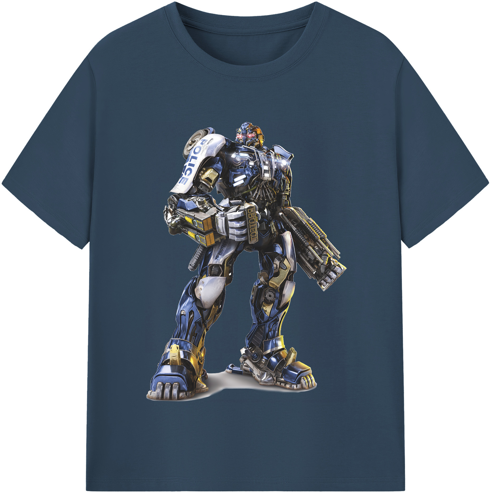 （画像用） Transformers トランスフォーマー レディースカジュアルプリントTシャツ（綿100％）