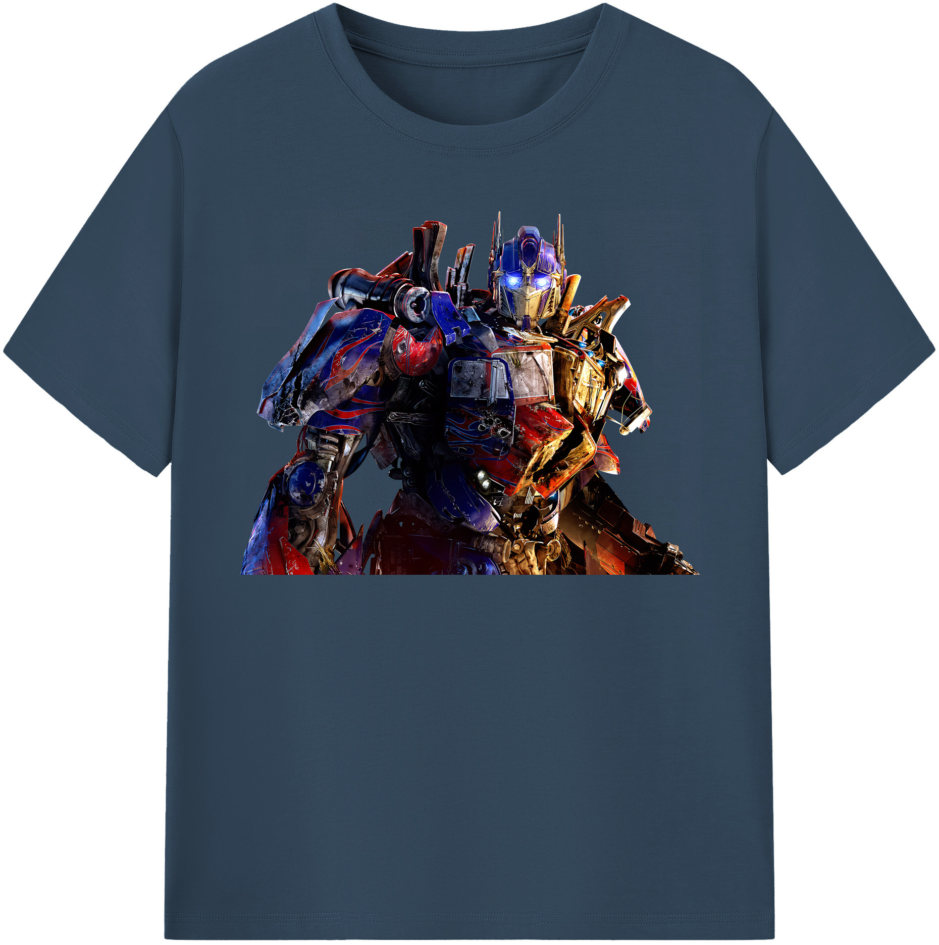 （画像用） Transformers トランスフォーマー レディースカジュアルプリントTシャツ（綿100％）