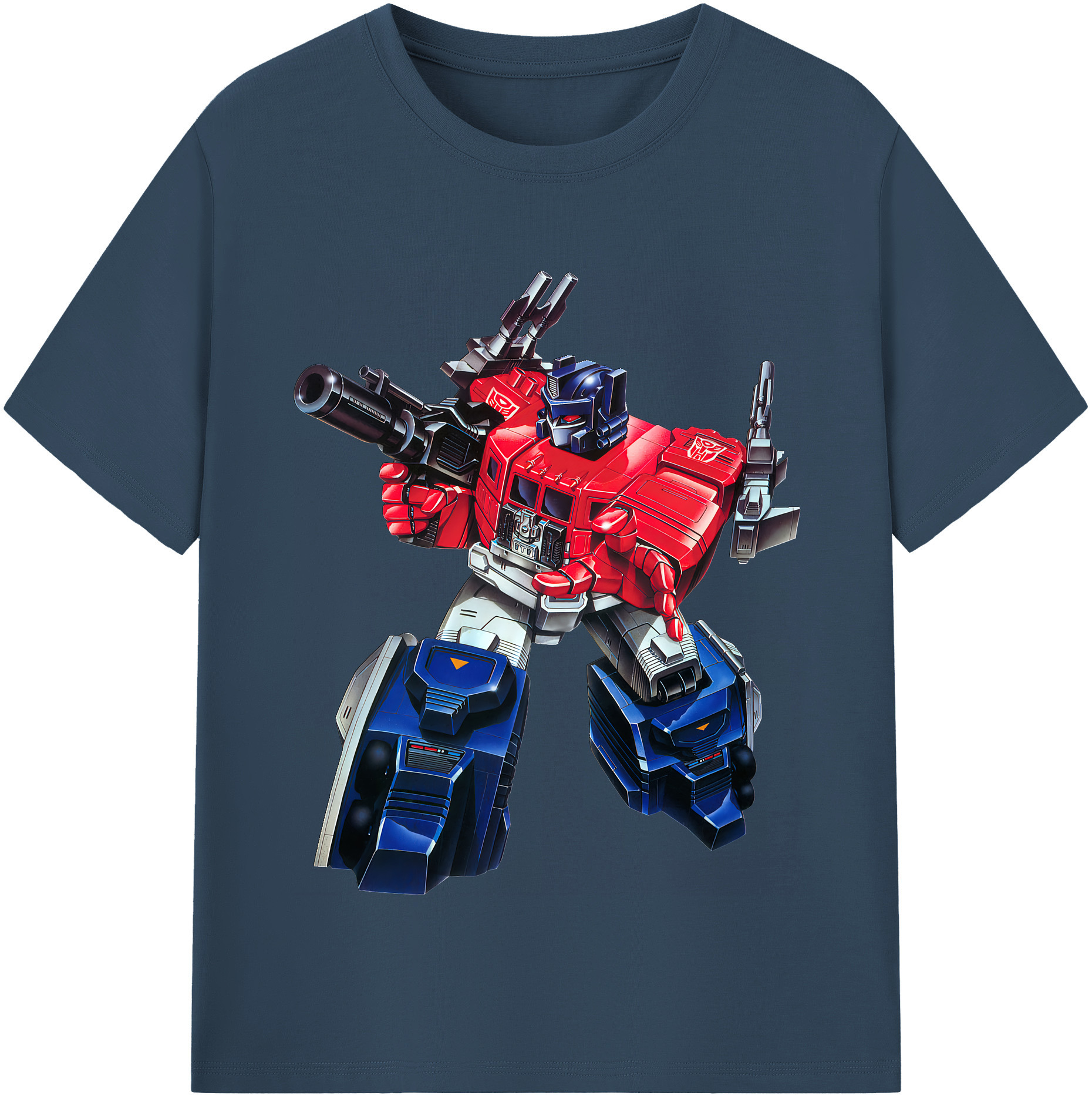 （画像用） Transformers トランスフォーマー レディースカジュアルプリントTシャツ（綿100％）