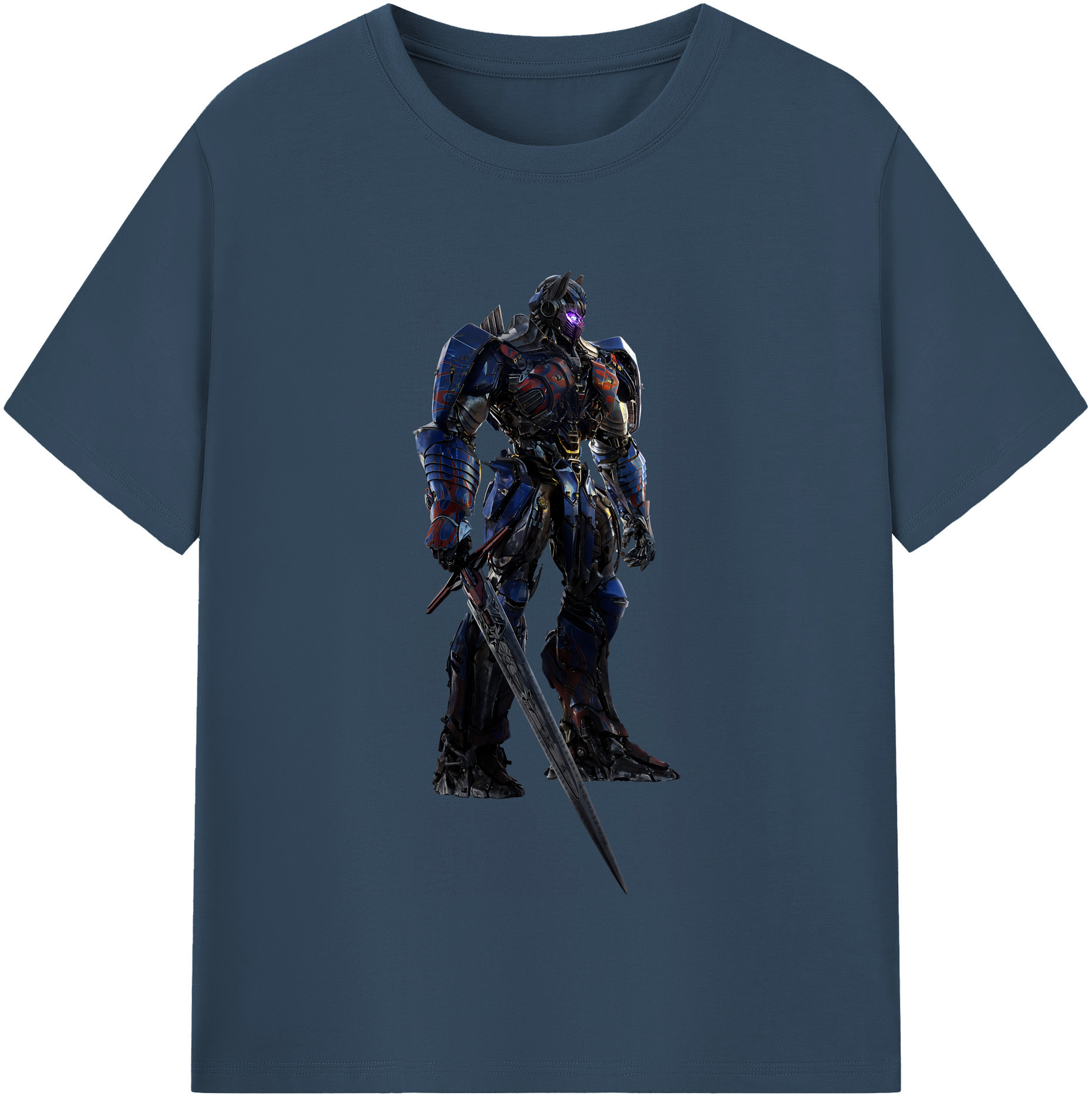 （画像用） Transformers トランスフォーマー レディースカジュアルプリントTシャツ（綿100％）
