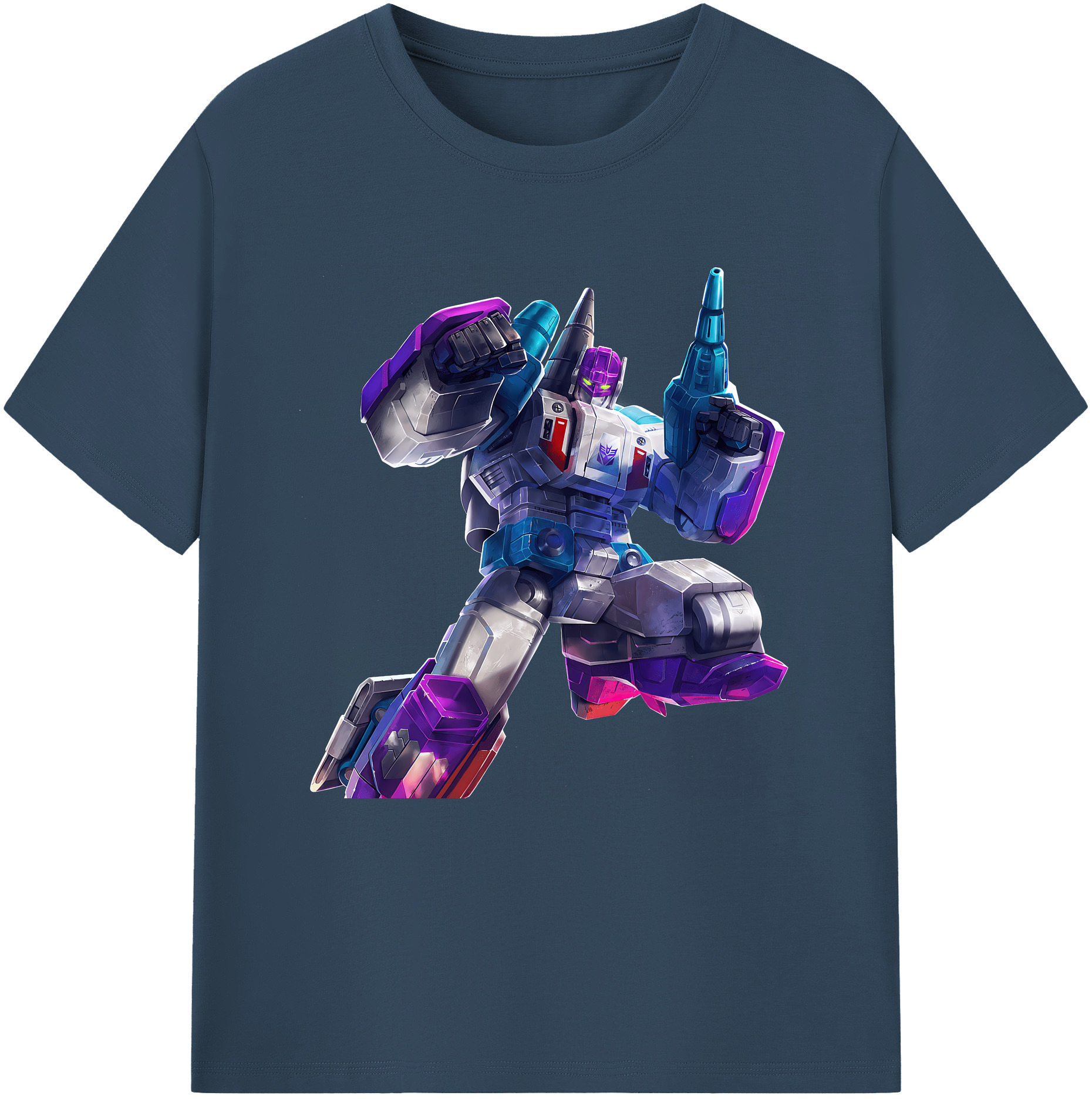 （画像用） Transformers トランスフォーマー レディースカジュアルプリントTシャツ（綿100％）
