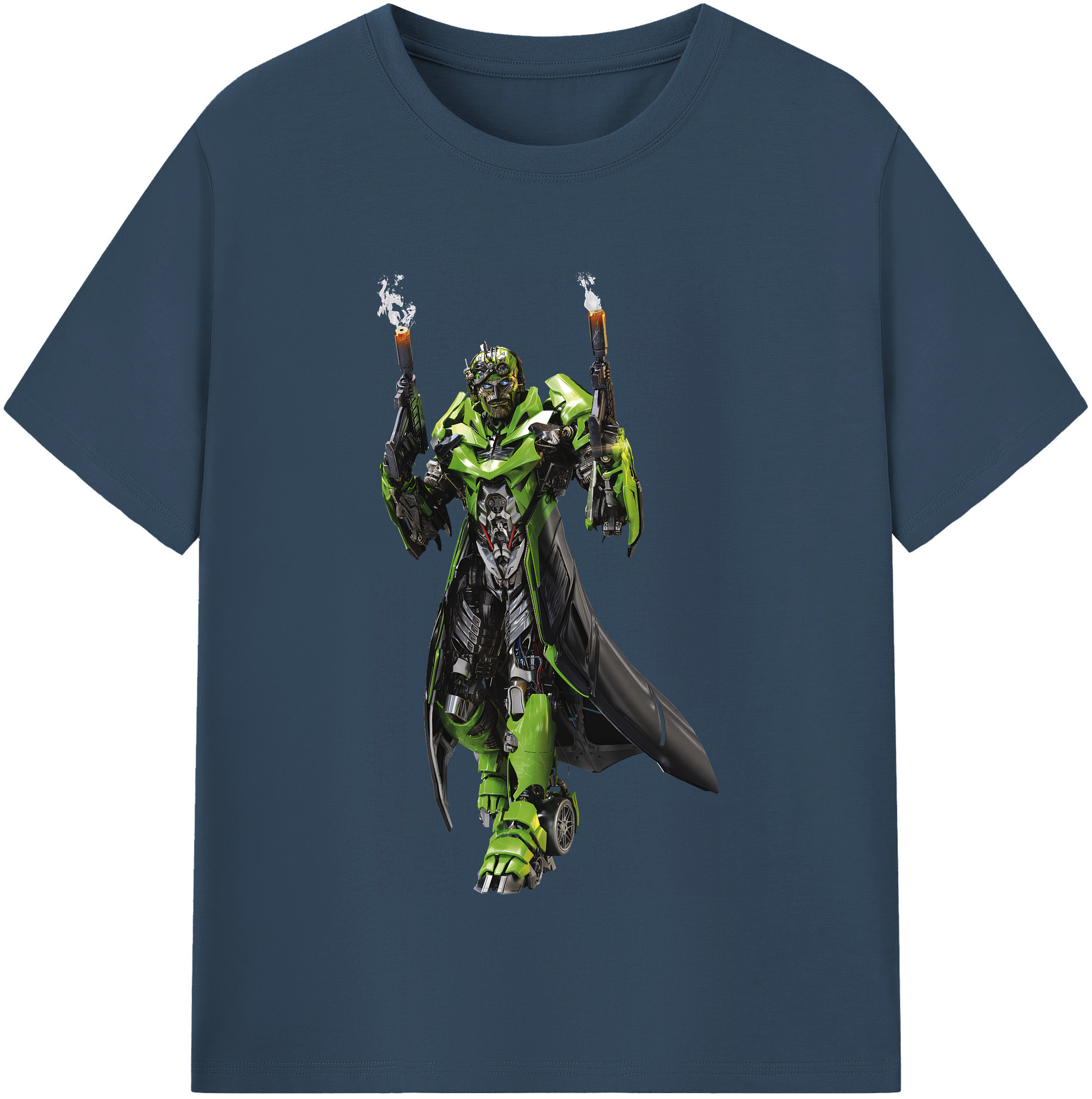 （画像用） Transformers トランスフォーマー レディースカジュアルプリントTシャツ（綿100％）