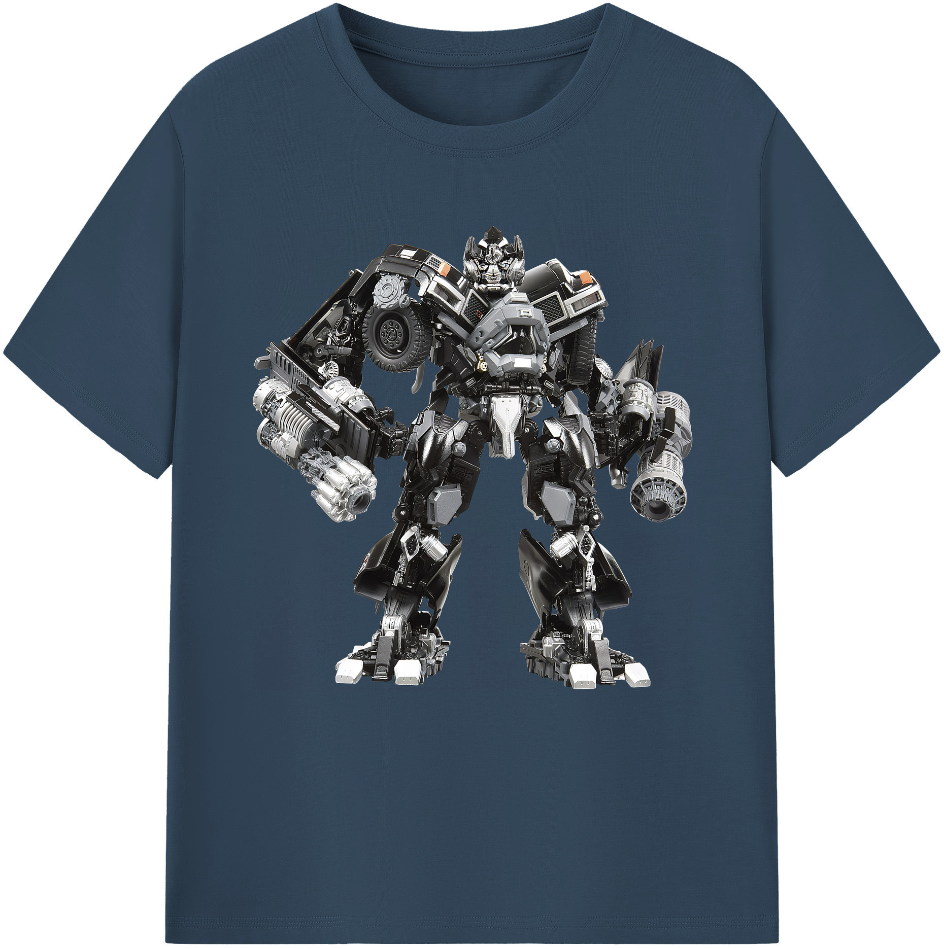 （画像用） Transformers トランスフォーマー レディースカジュアルプリントTシャツ（綿100％）