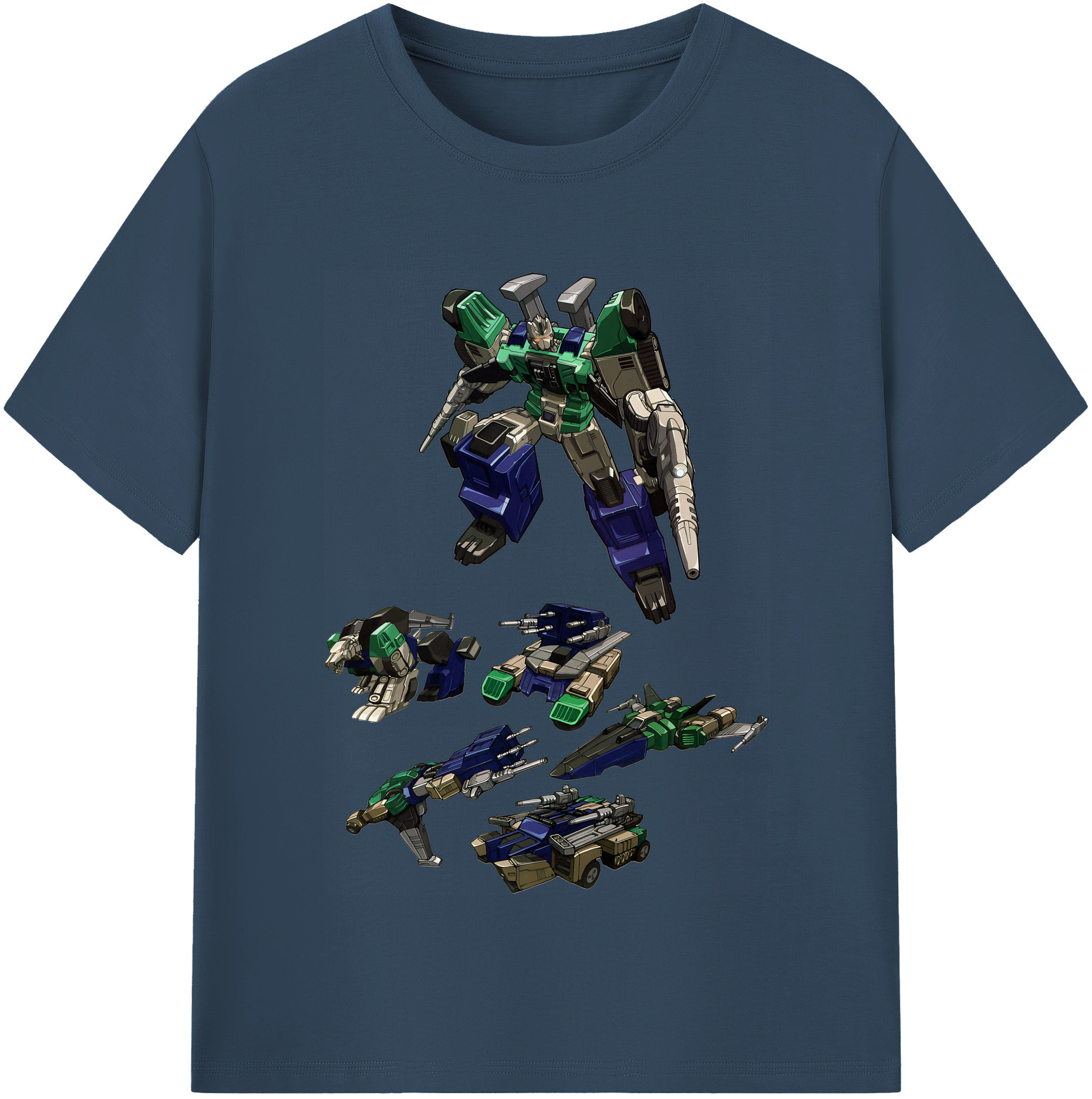 （画像用） Transformers トランスフォーマー レディースカジュアルプリントTシャツ（綿100％）