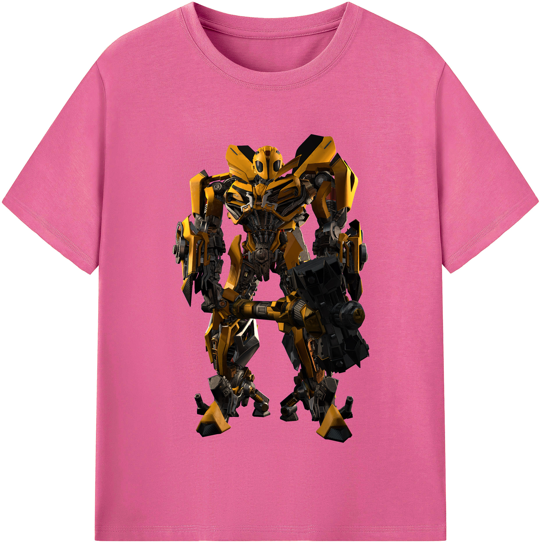 （画像用） Transformers トランスフォーマー レディースカジュアルプリントTシャツ（綿100％）