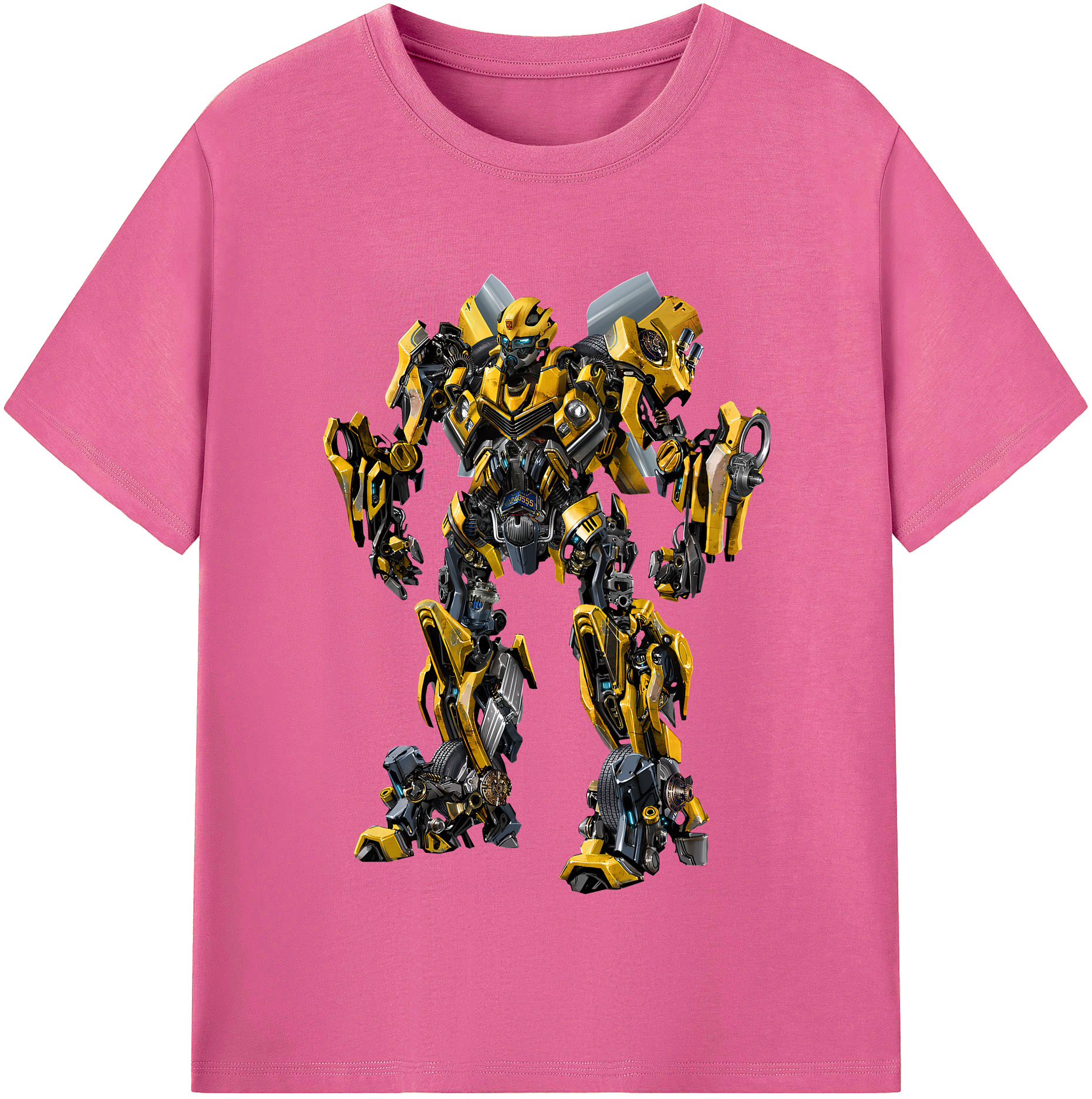 （画像用） Transformers トランスフォーマー レディースカジュアルプリントTシャツ（綿100％）