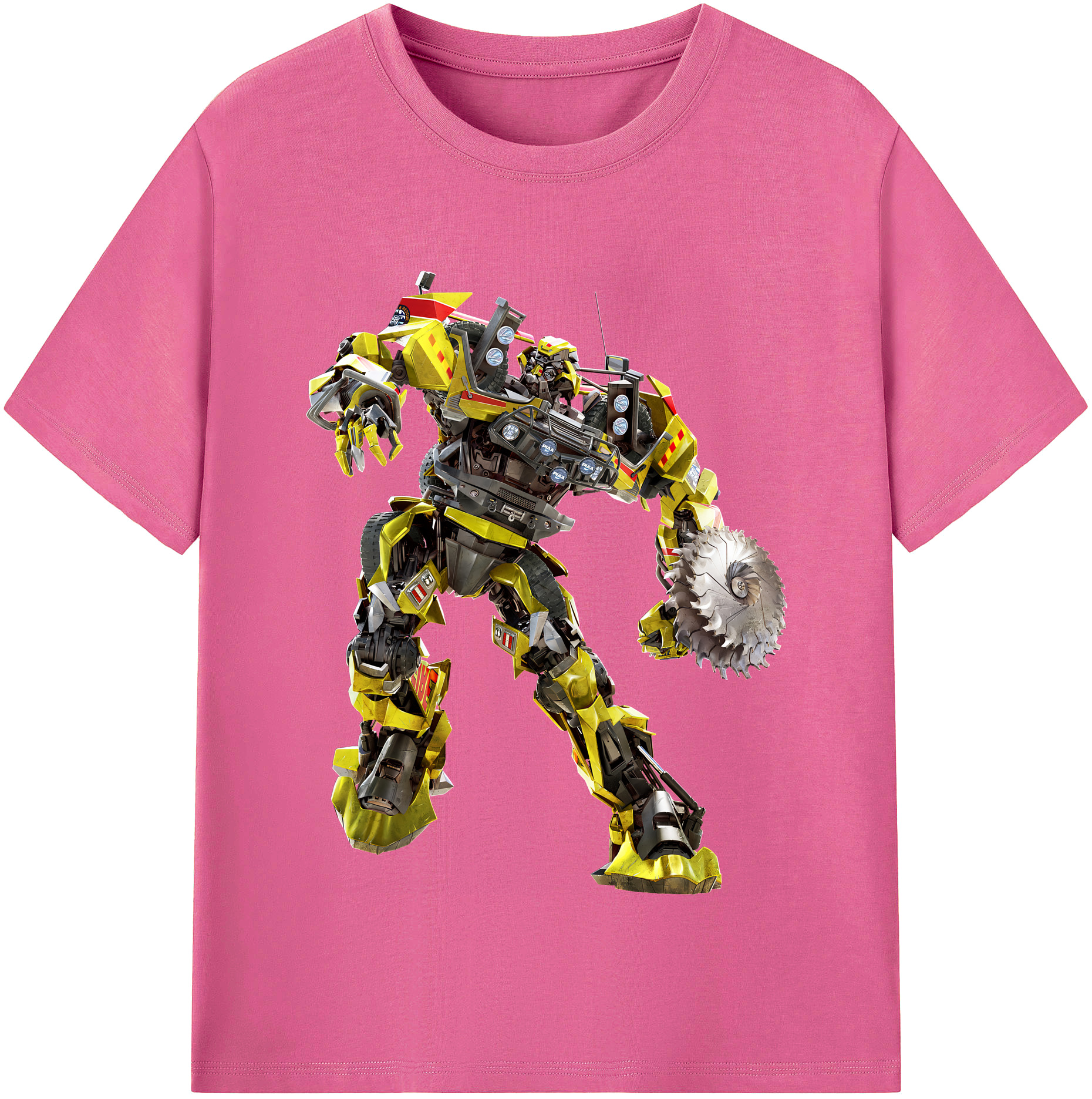 （画像用） Transformers トランスフォーマー レディースカジュアルプリントTシャツ（綿100％）