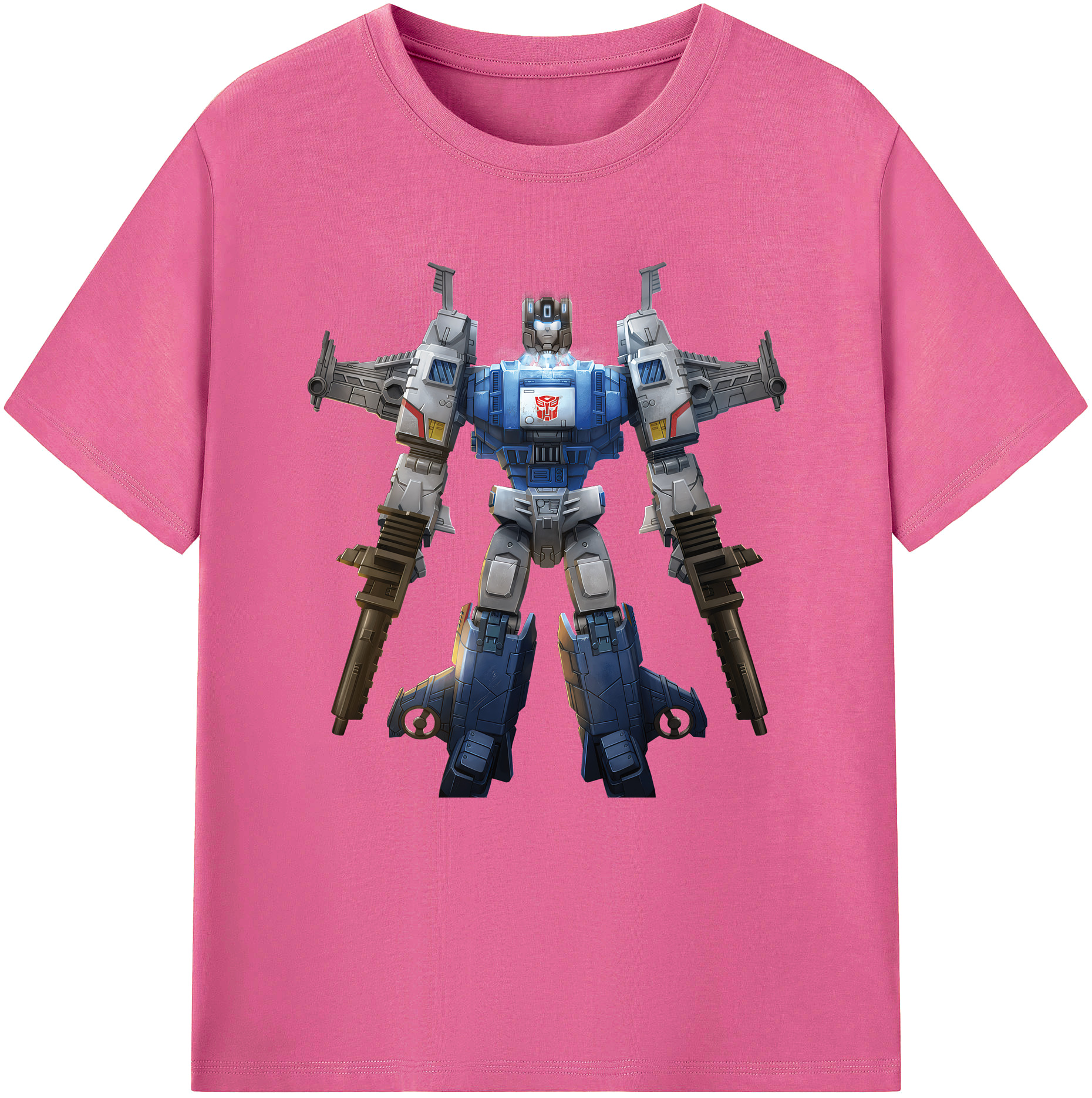 （画像用） Transformers トランスフォーマー レディースカジュアルプリントTシャツ（綿100％）