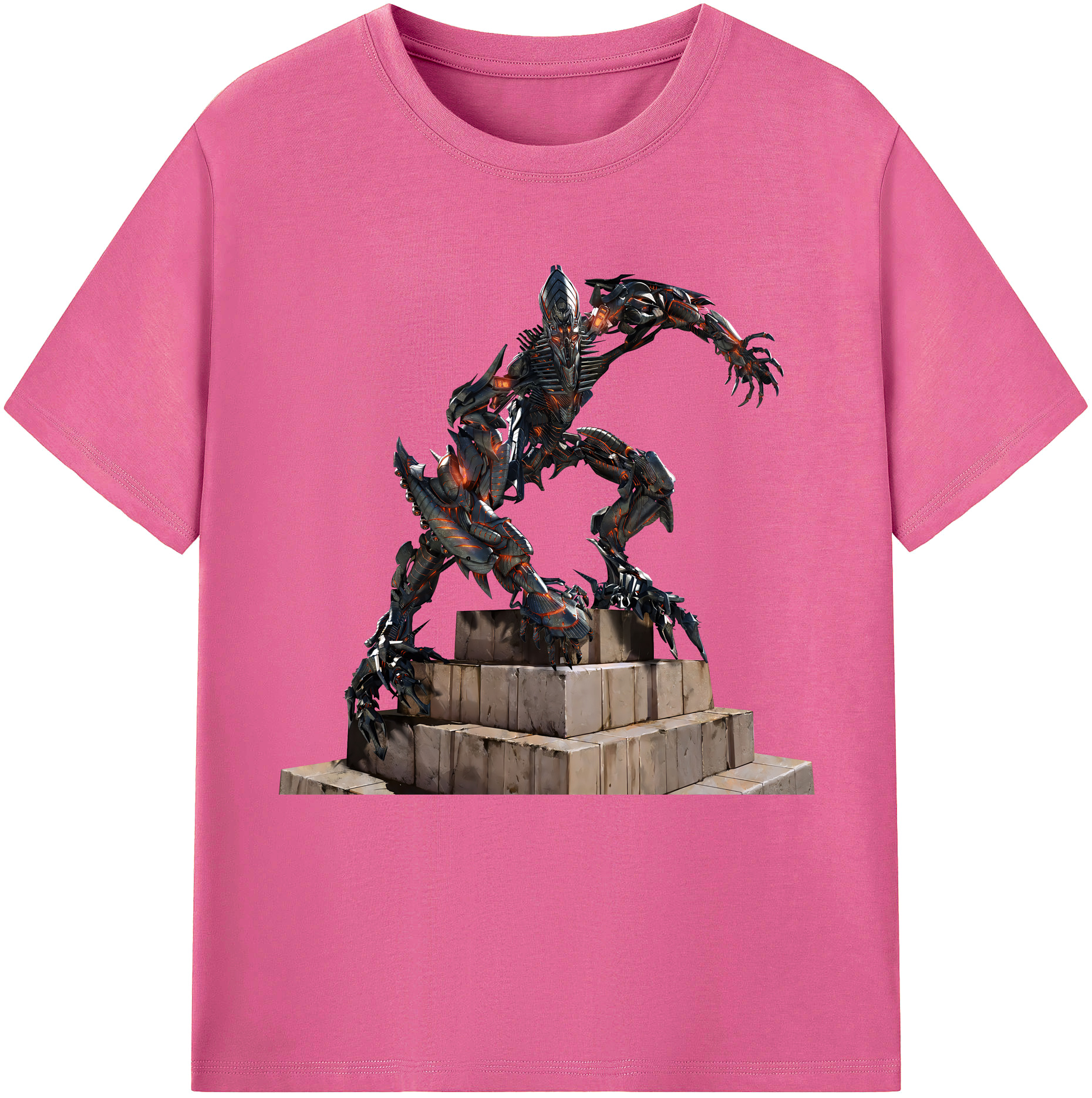 （画像用） Transformers トランスフォーマー レディースカジュアルプリントTシャツ（綿100％）