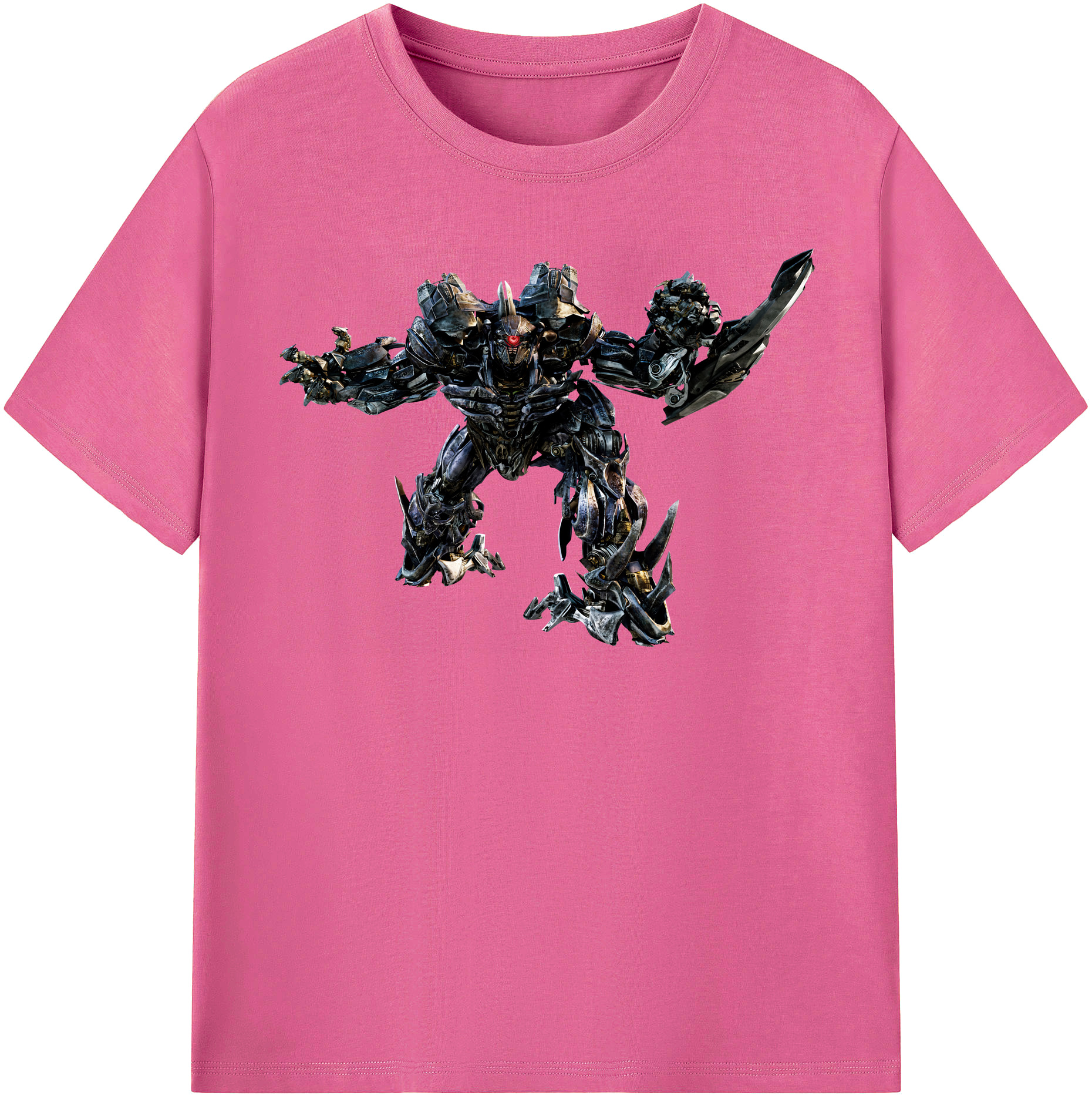 （画像用） Transformers トランスフォーマー レディースカジュアルプリントTシャツ（綿100％）