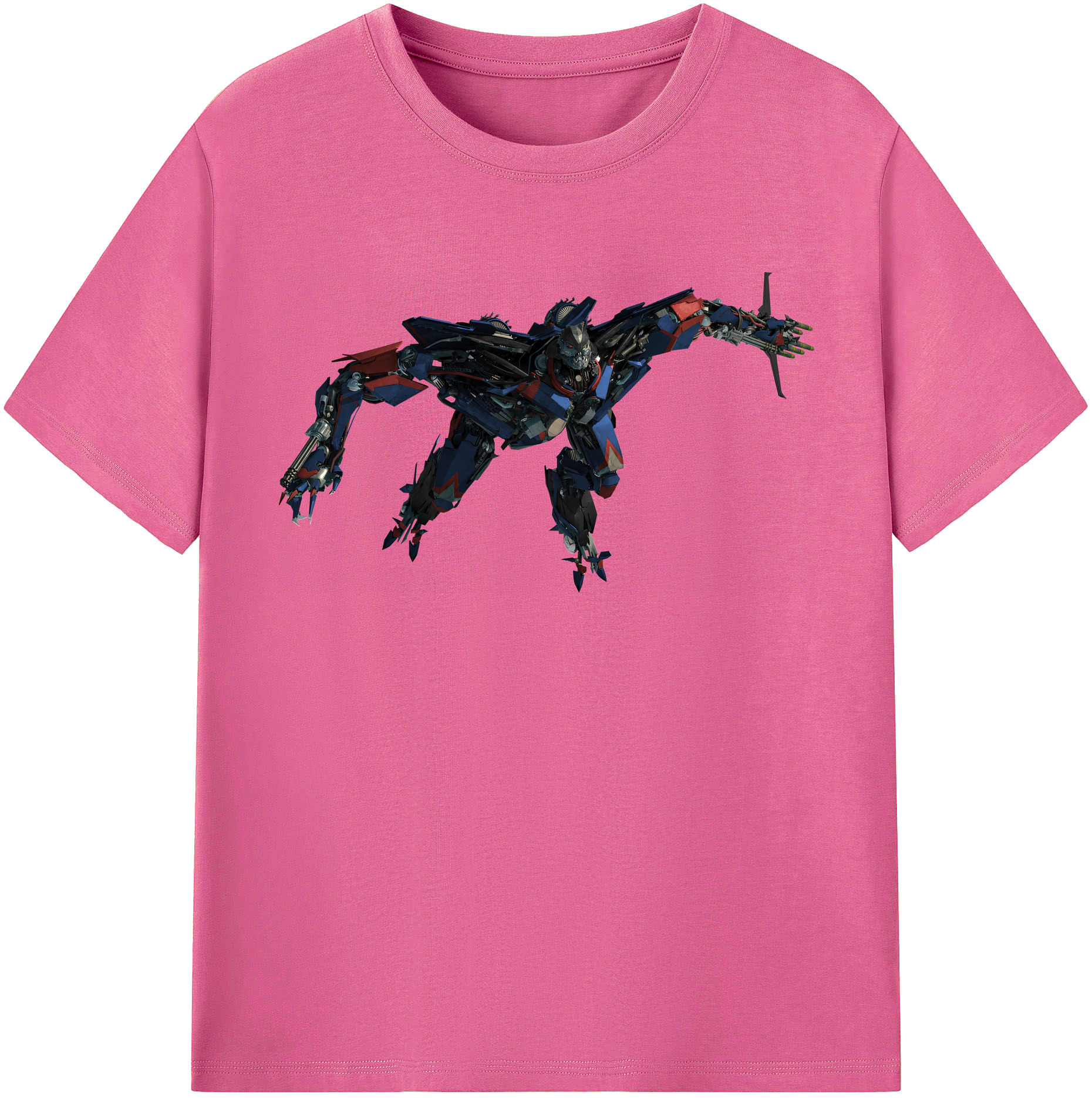 （画像用） Transformers トランスフォーマー レディースカジュアルプリントTシャツ（綿100％）