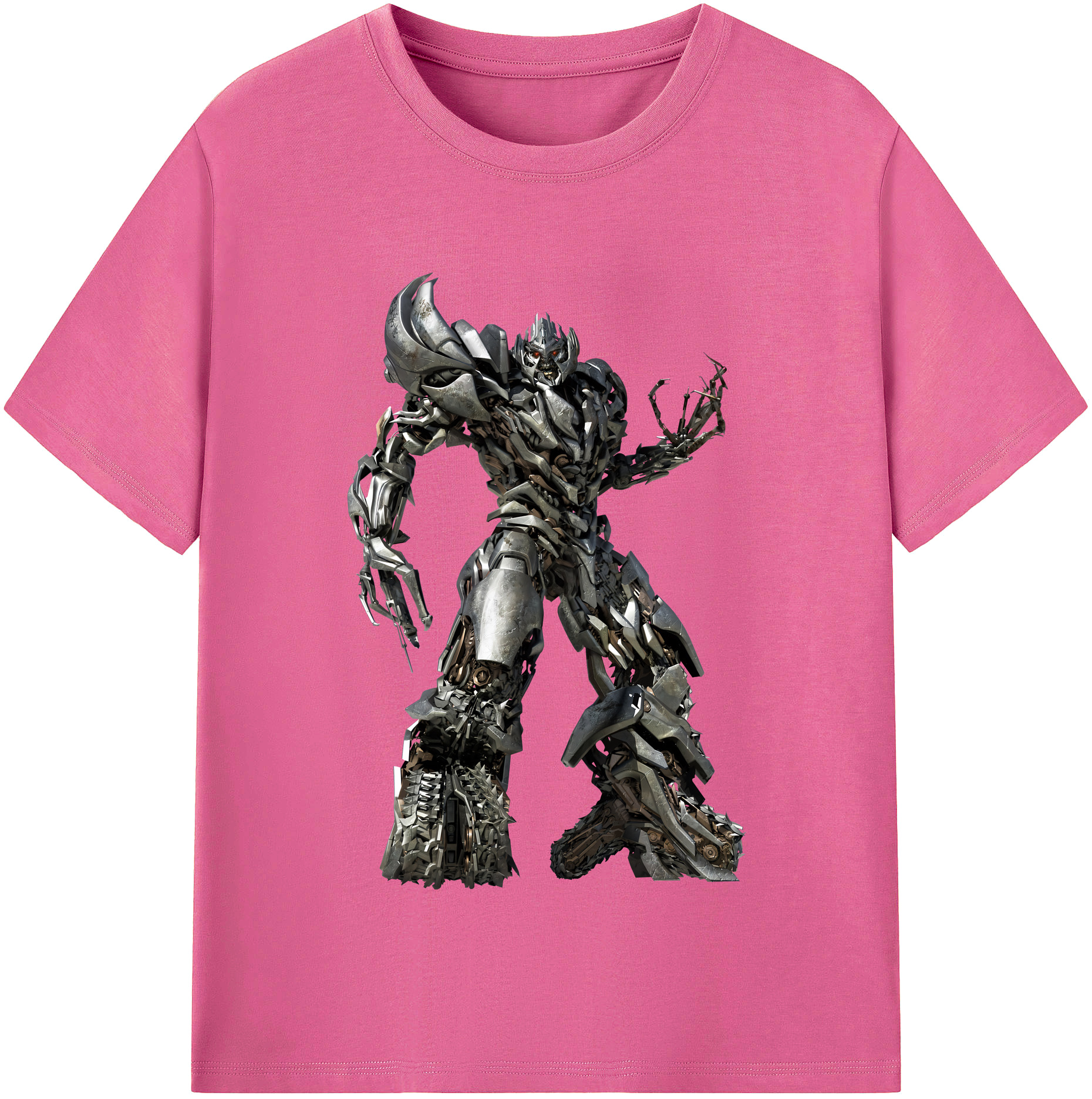 （画像用） Transformers トランスフォーマー レディースカジュアルプリントTシャツ（綿100％）