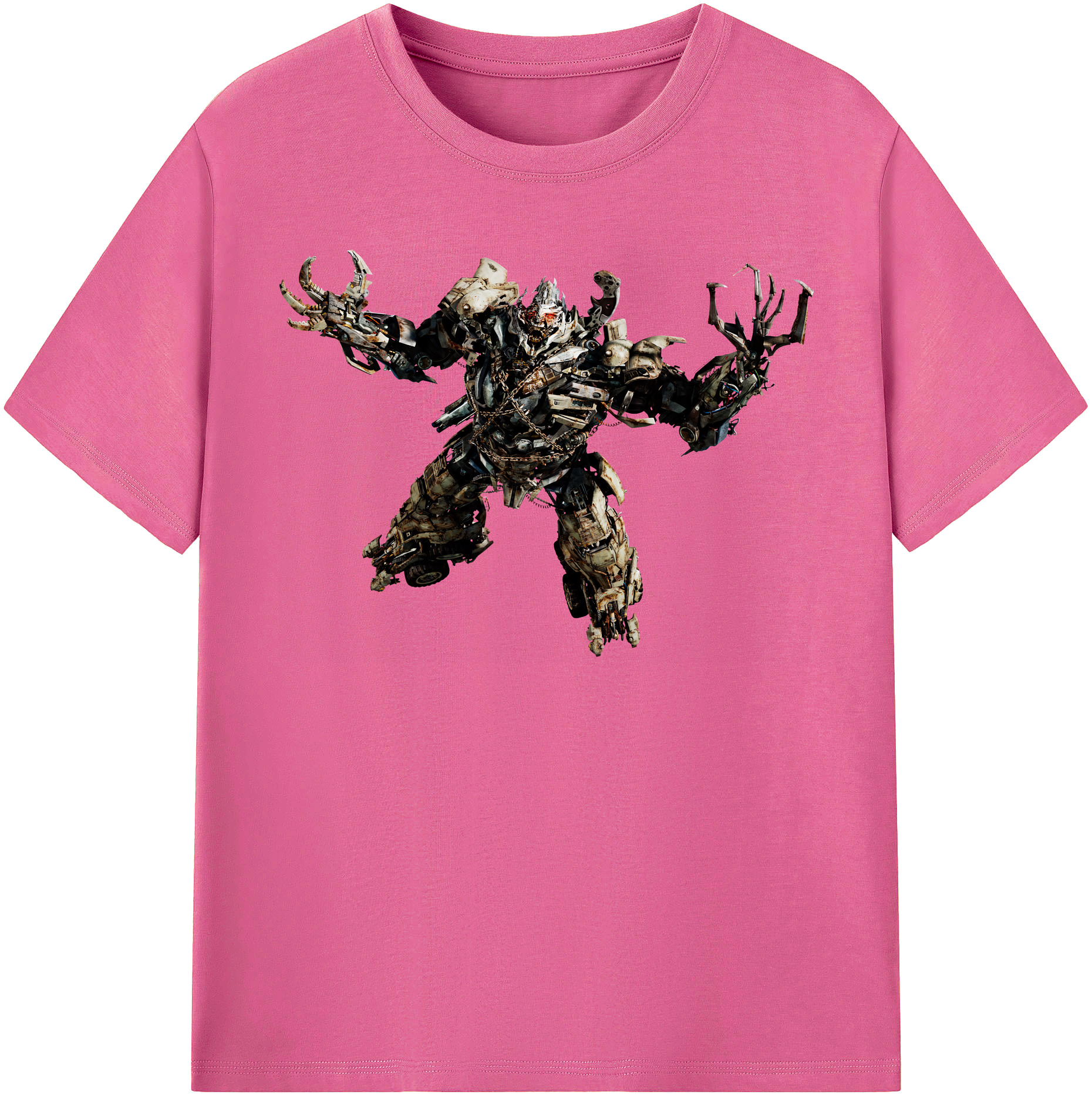 （画像用） Transformers トランスフォーマー レディースカジュアルプリントTシャツ（綿100％）