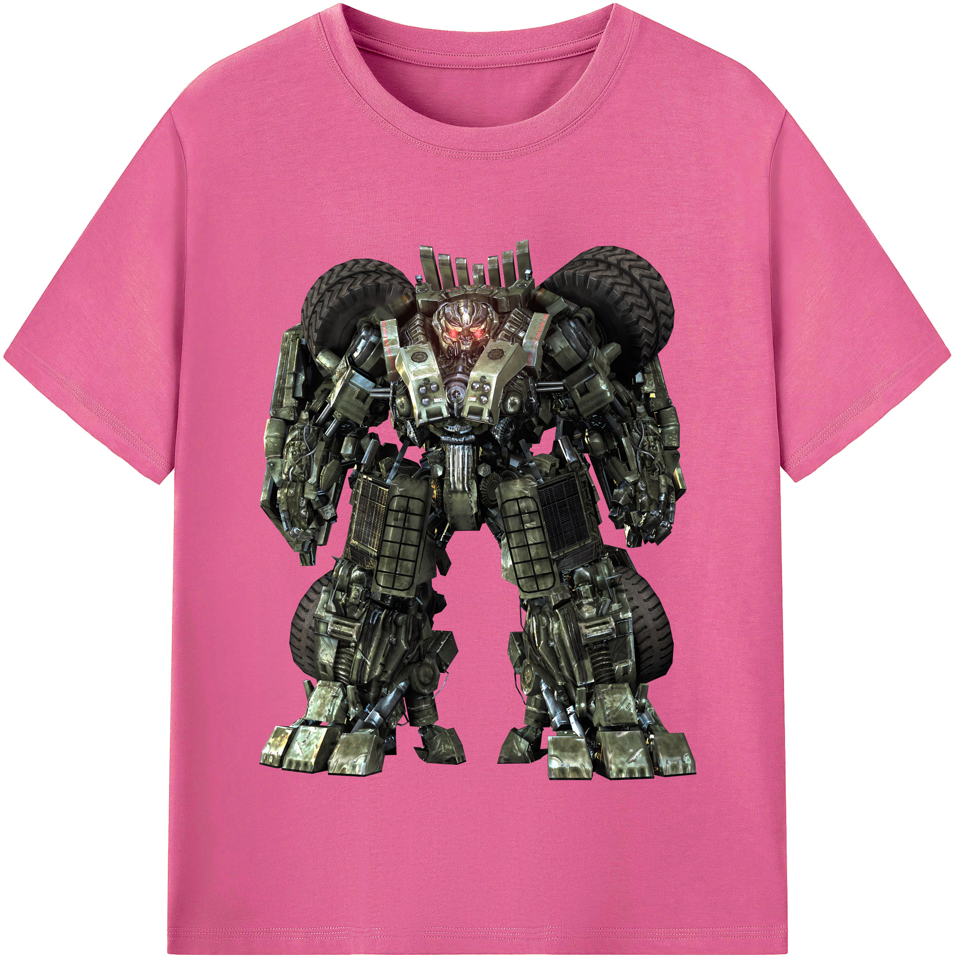 （画像用） Transformers トランスフォーマー レディースカジュアルプリントTシャツ（綿100％）