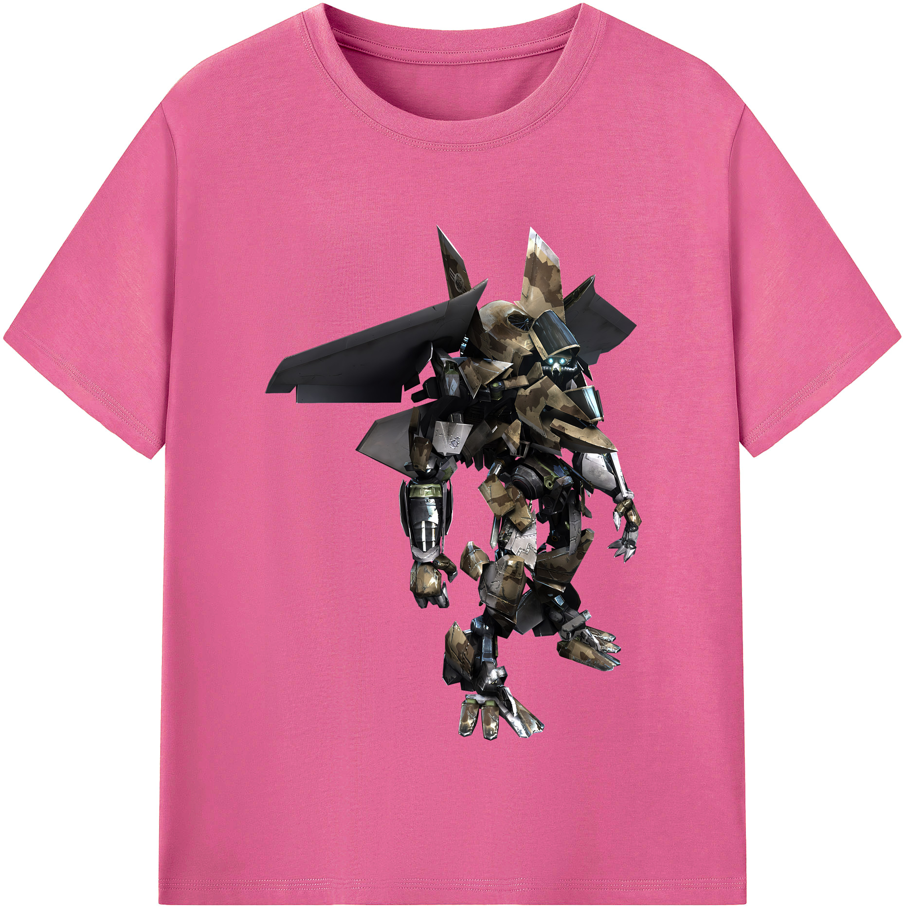 （画像用） Transformers トランスフォーマー レディースカジュアルプリントTシャツ（綿100％）