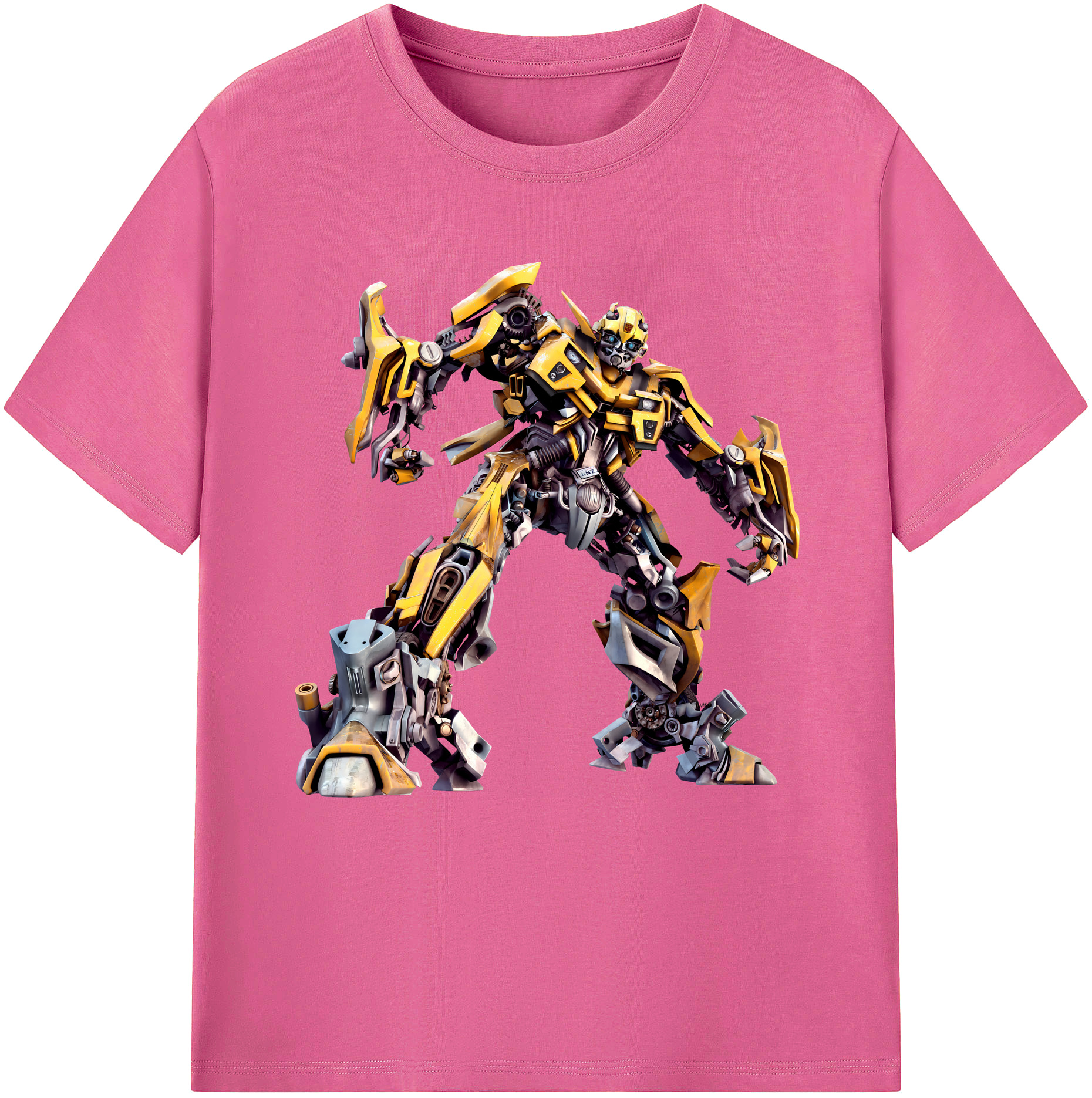 （画像用） Transformers トランスフォーマー レディースカジュアルプリントTシャツ（綿100％）