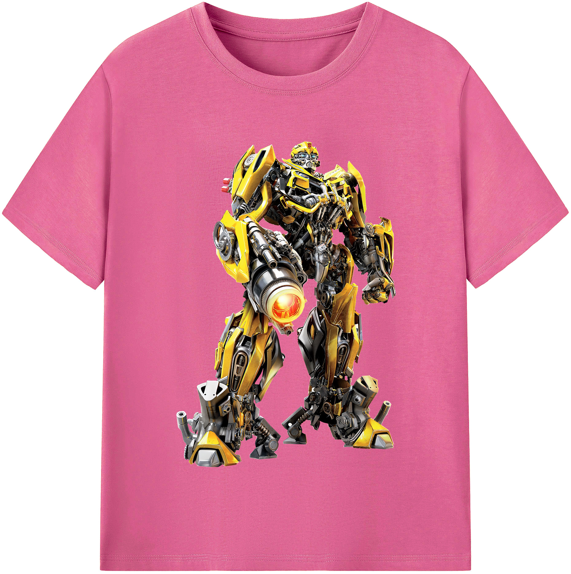 （画像用） Transformers トランスフォーマー レディースカジュアルプリントTシャツ（綿100％）
