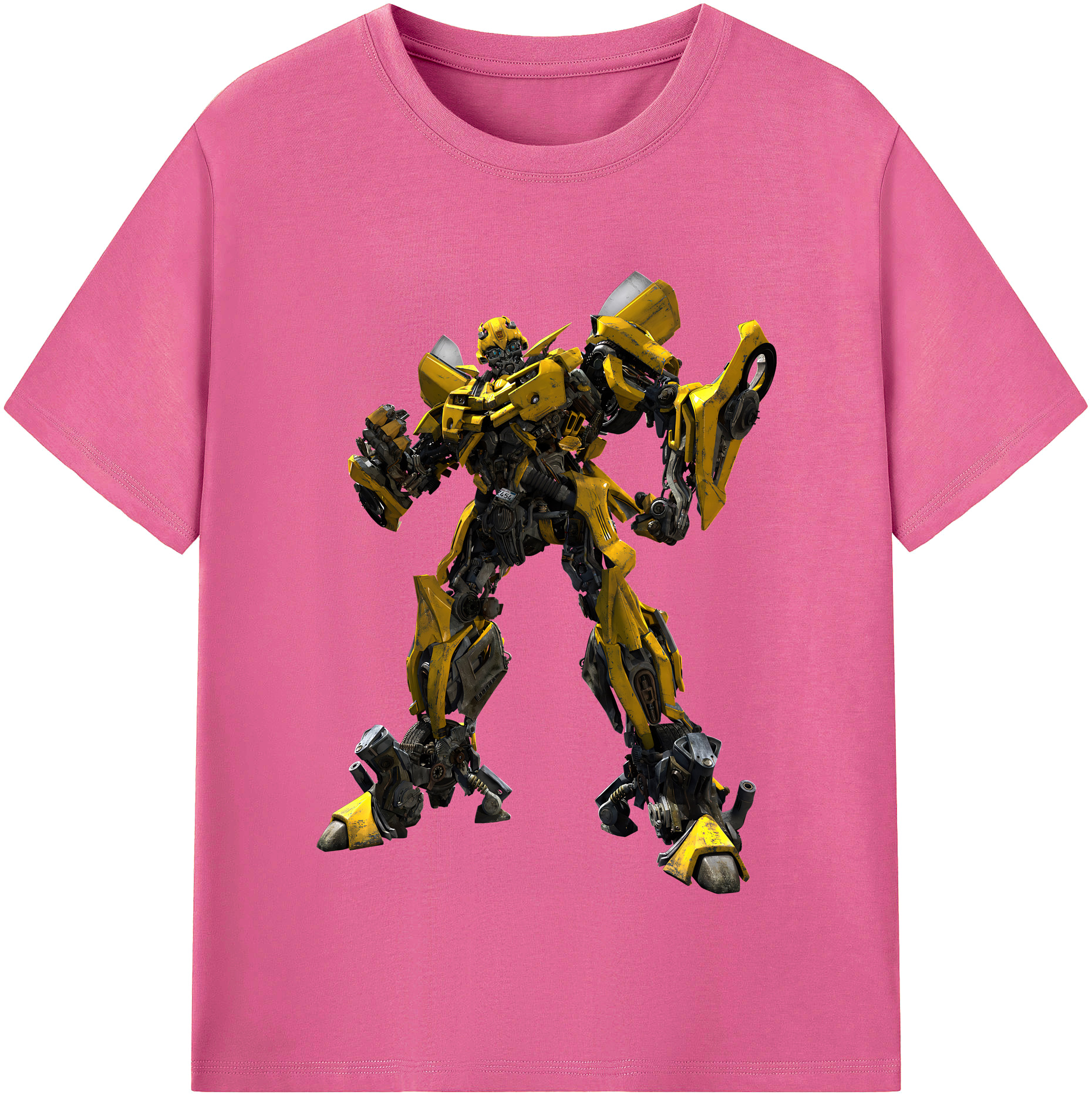（画像用） Transformers トランスフォーマー レディースカジュアルプリントTシャツ（綿100％）