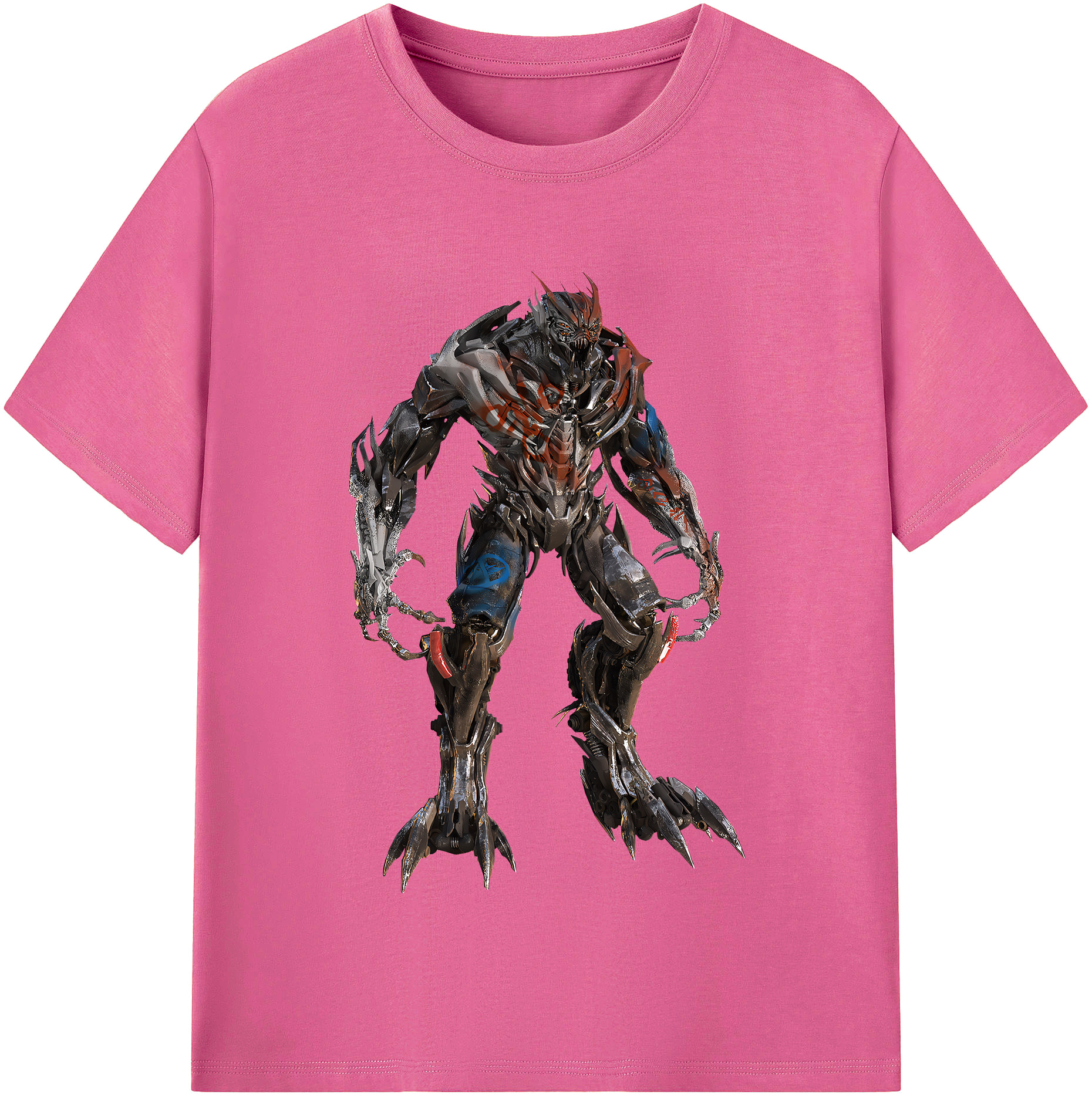 （画像用） Transformers トランスフォーマー レディースカジュアルプリントTシャツ（綿100％）