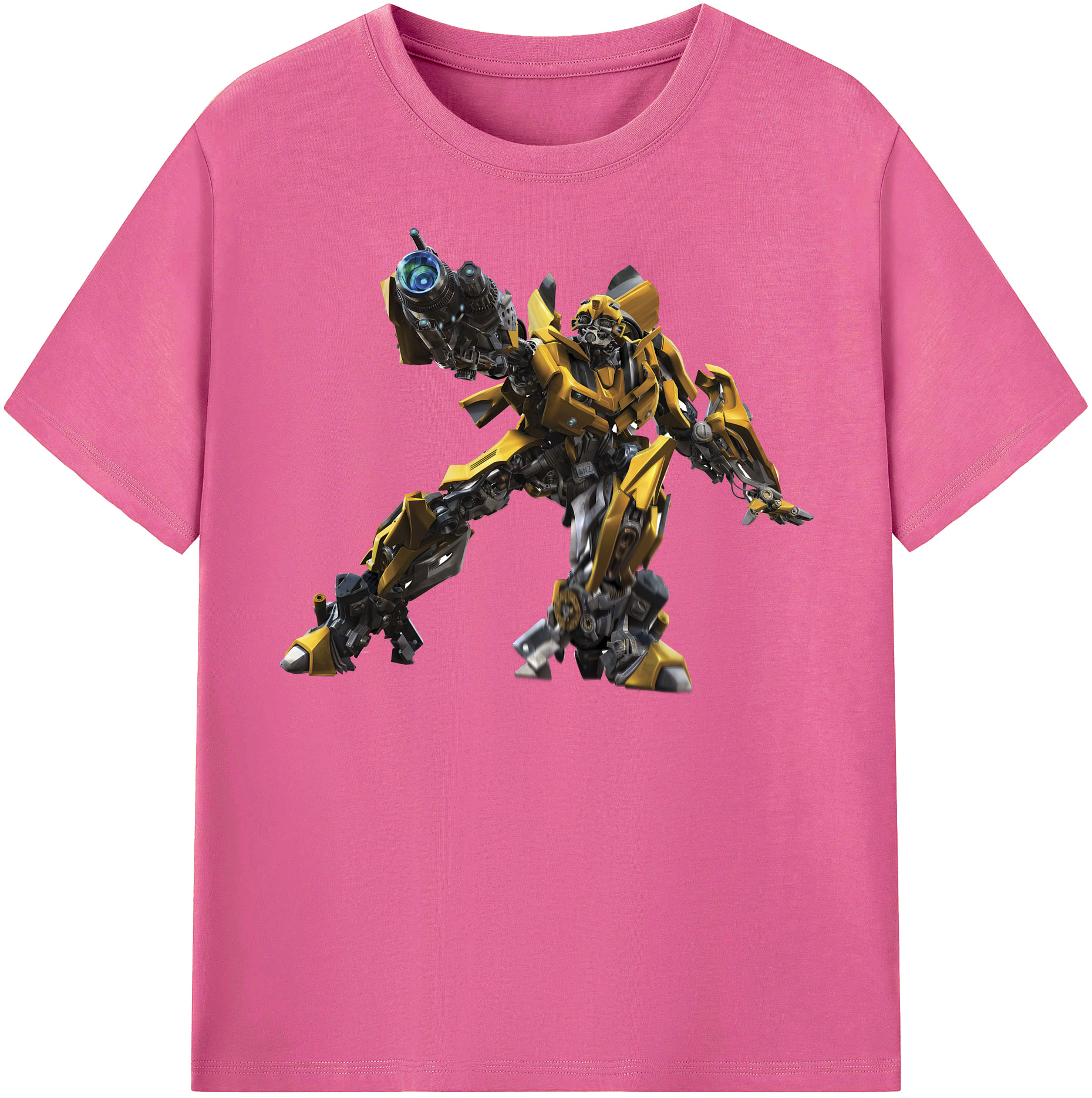 （画像用） Transformers トランスフォーマー レディースカジュアルプリントTシャツ（綿100％）