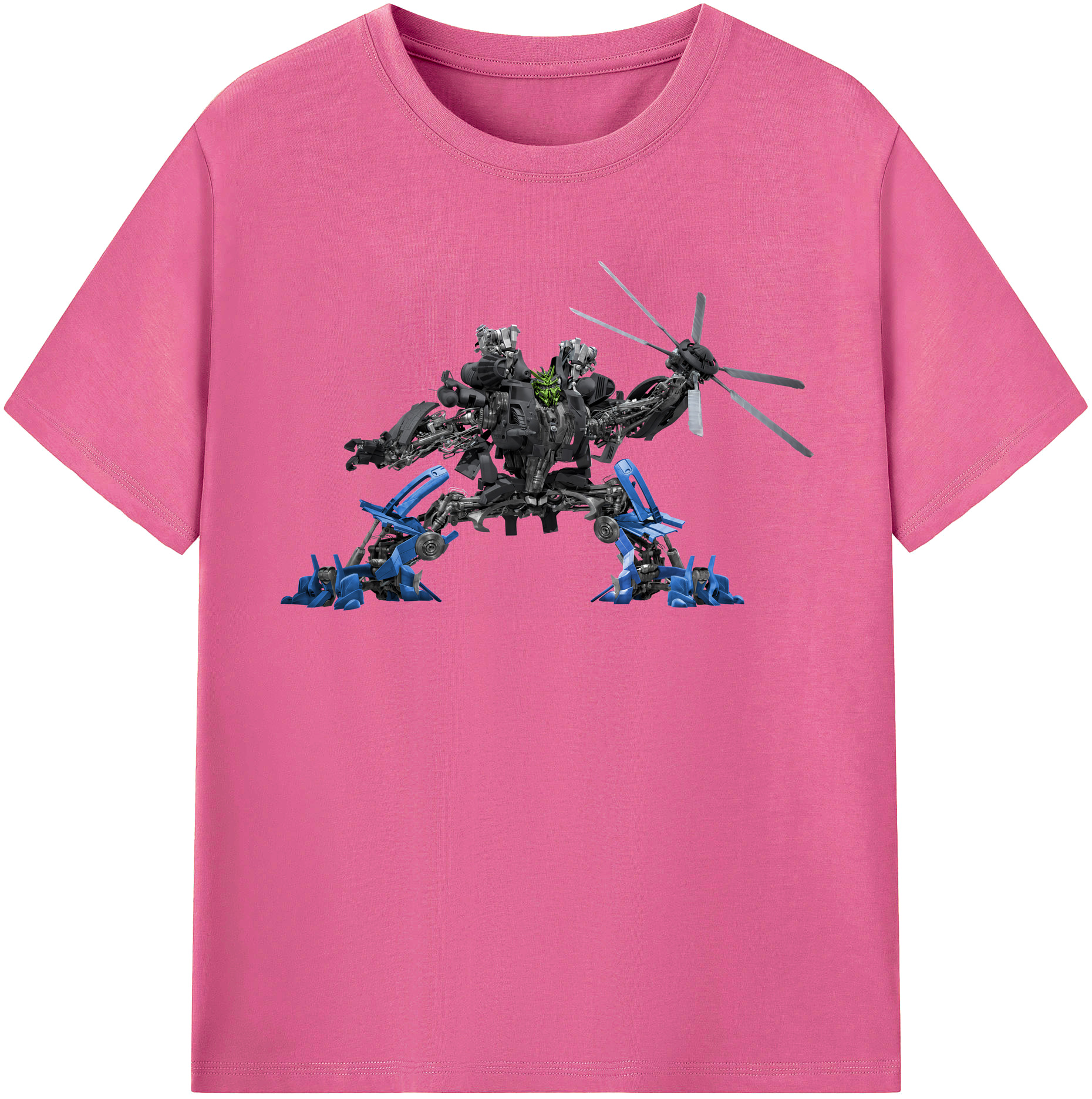 （画像用） Transformers トランスフォーマー レディースカジュアルプリントTシャツ（綿100％）
