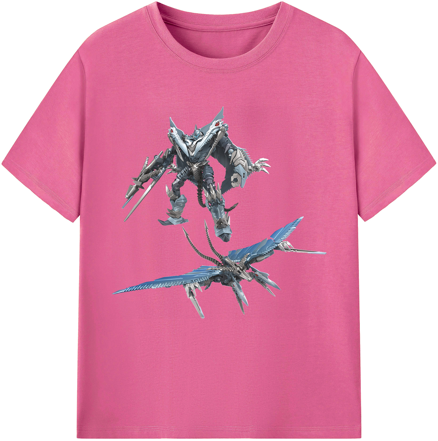 （画像用） Transformers トランスフォーマー レディースカジュアルプリントTシャツ（綿100％）