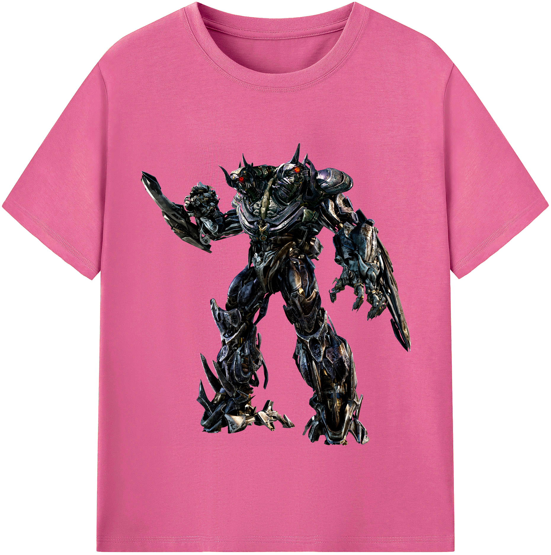 （画像用） Transformers トランスフォーマー レディースカジュアルプリントTシャツ（綿100％）