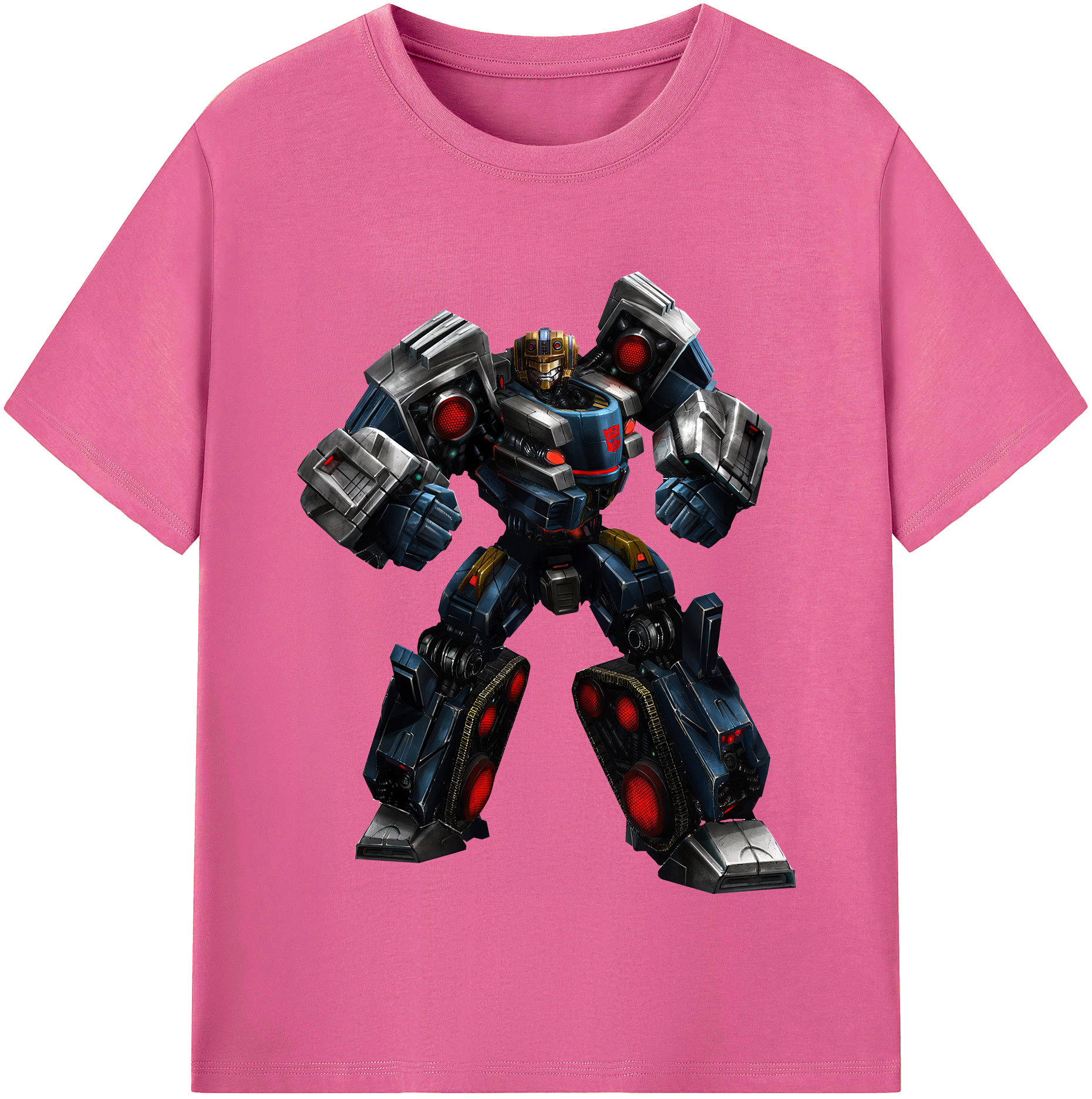 （画像用） Transformers トランスフォーマー レディースカジュアルプリントTシャツ（綿100％）