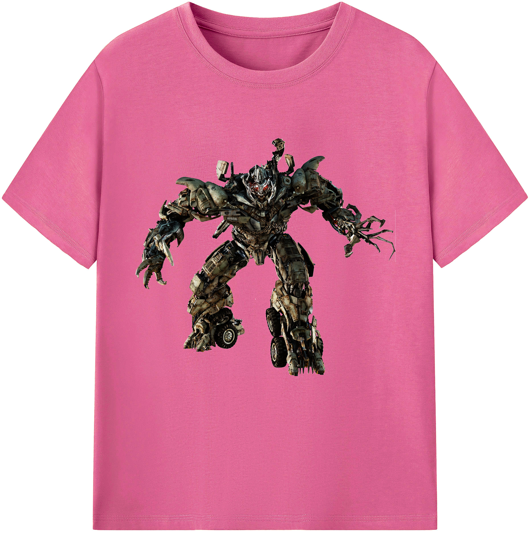 （画像用） Transformers トランスフォーマー レディースカジュアルプリントTシャツ（綿100％）