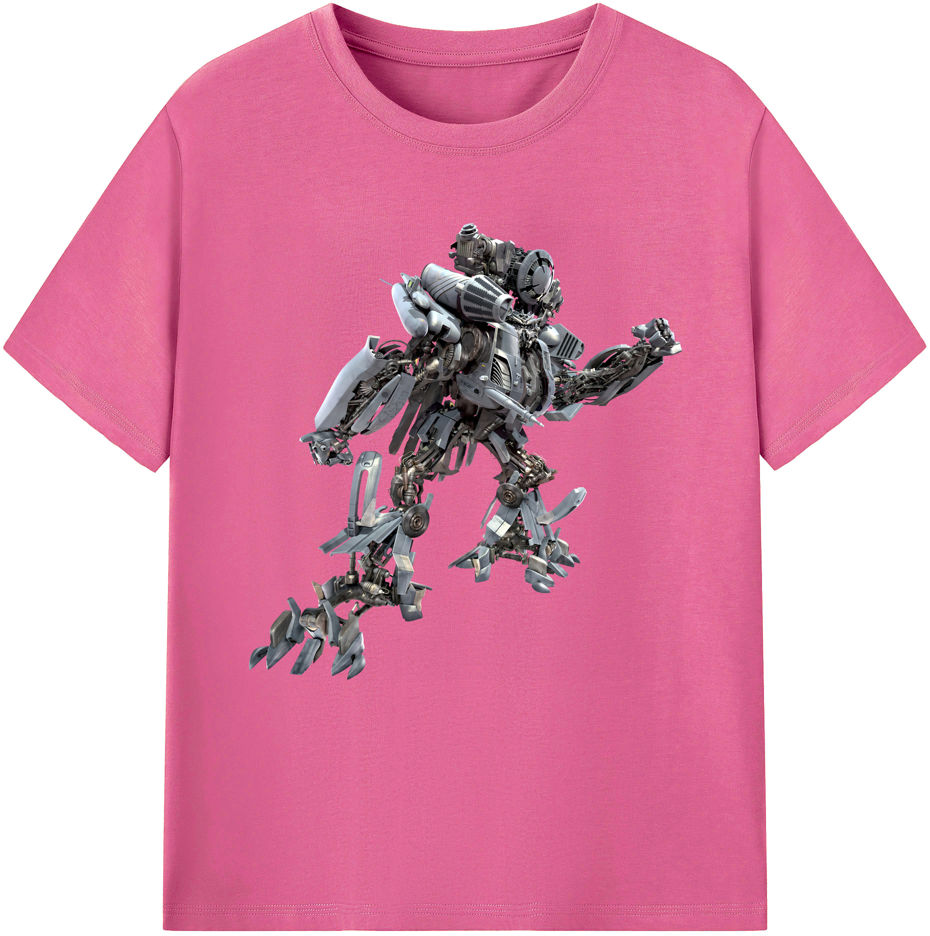 （画像用） Transformers トランスフォーマー レディースカジュアルプリントTシャツ（綿100％）