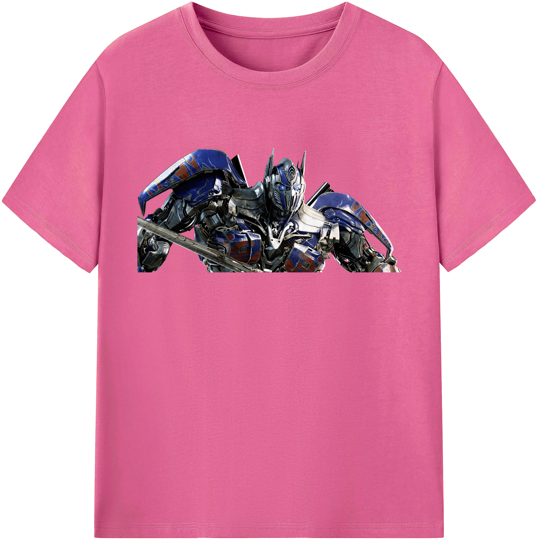 （画像用） Transformers トランスフォーマー レディースカジュアルプリントTシャツ（綿100％）
