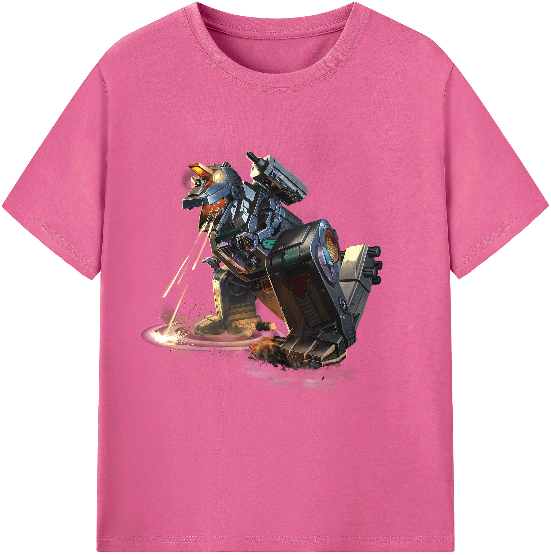 （画像用） Transformers トランスフォーマー レディースカジュアルプリントTシャツ（綿100％）