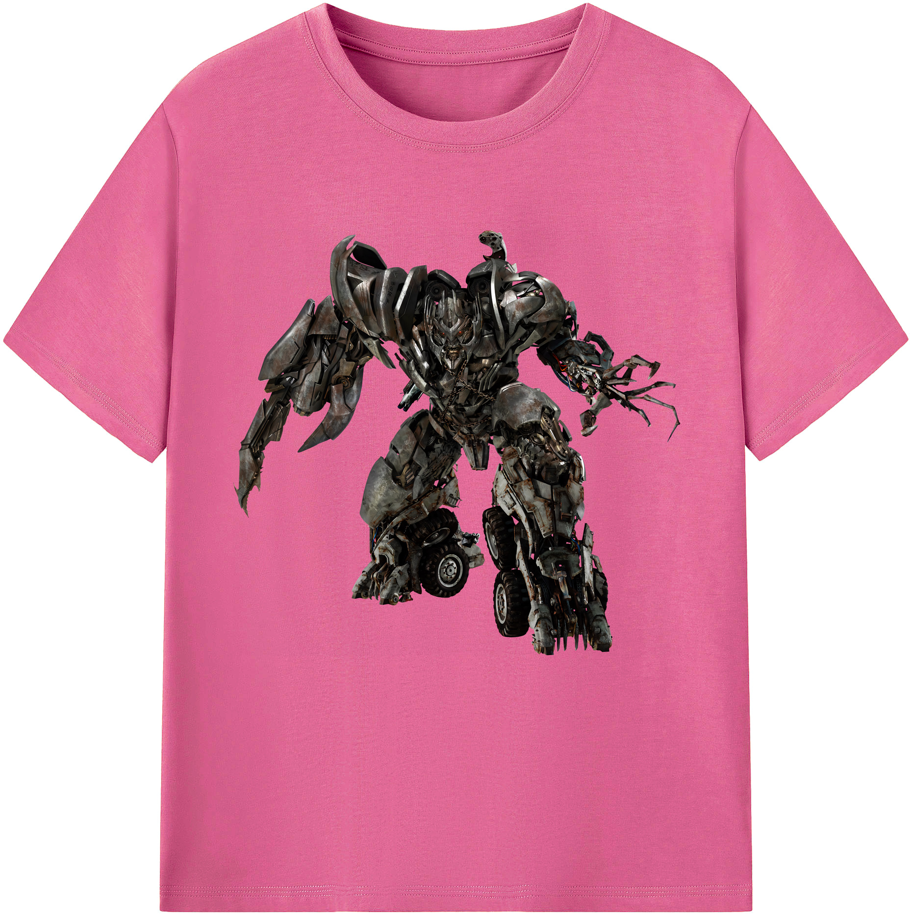 （画像用） Transformers トランスフォーマー レディースカジュアルプリントTシャツ（綿100％）