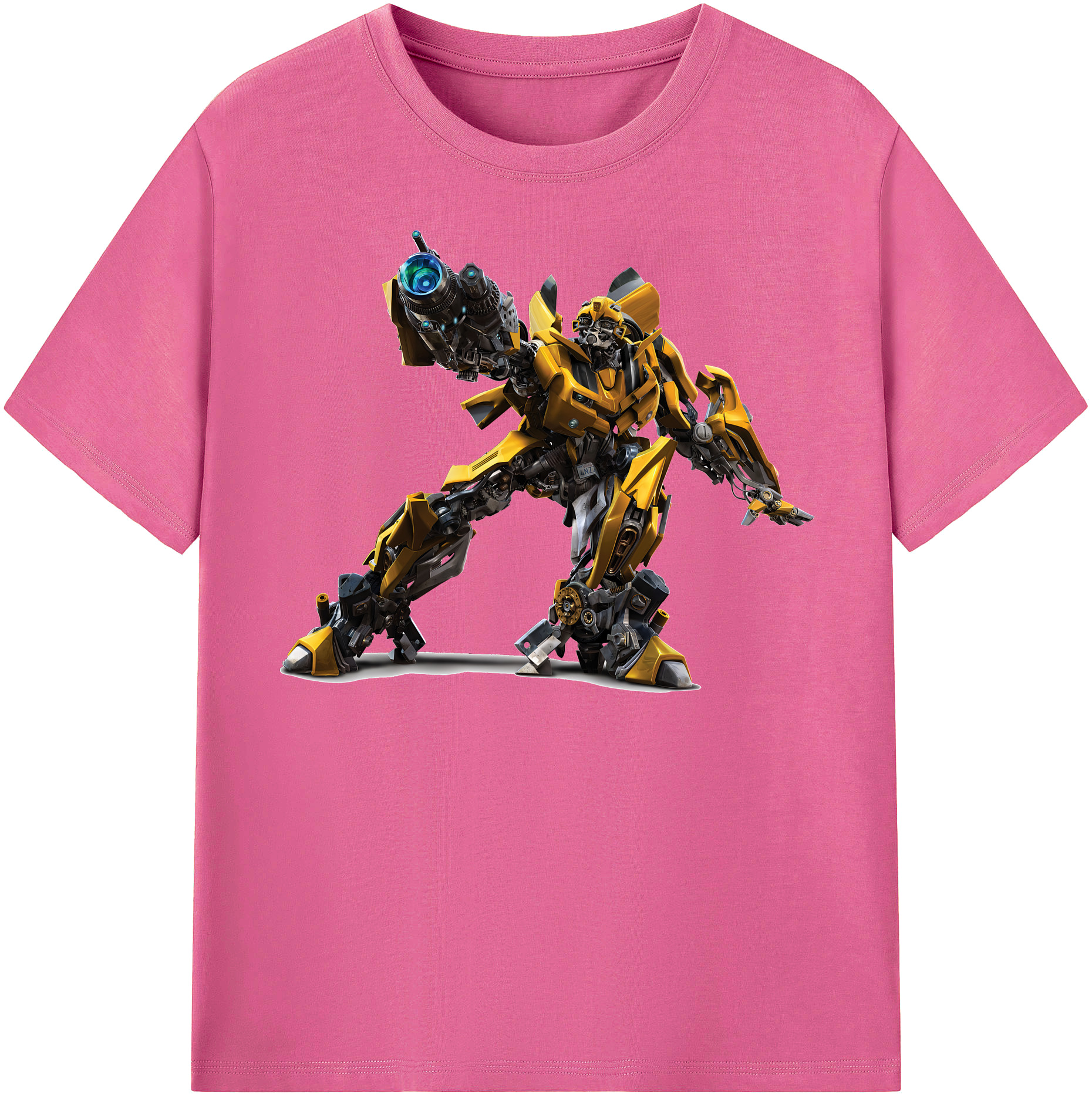 （画像用） Transformers トランスフォーマー レディースカジュアルプリントTシャツ（綿100％）