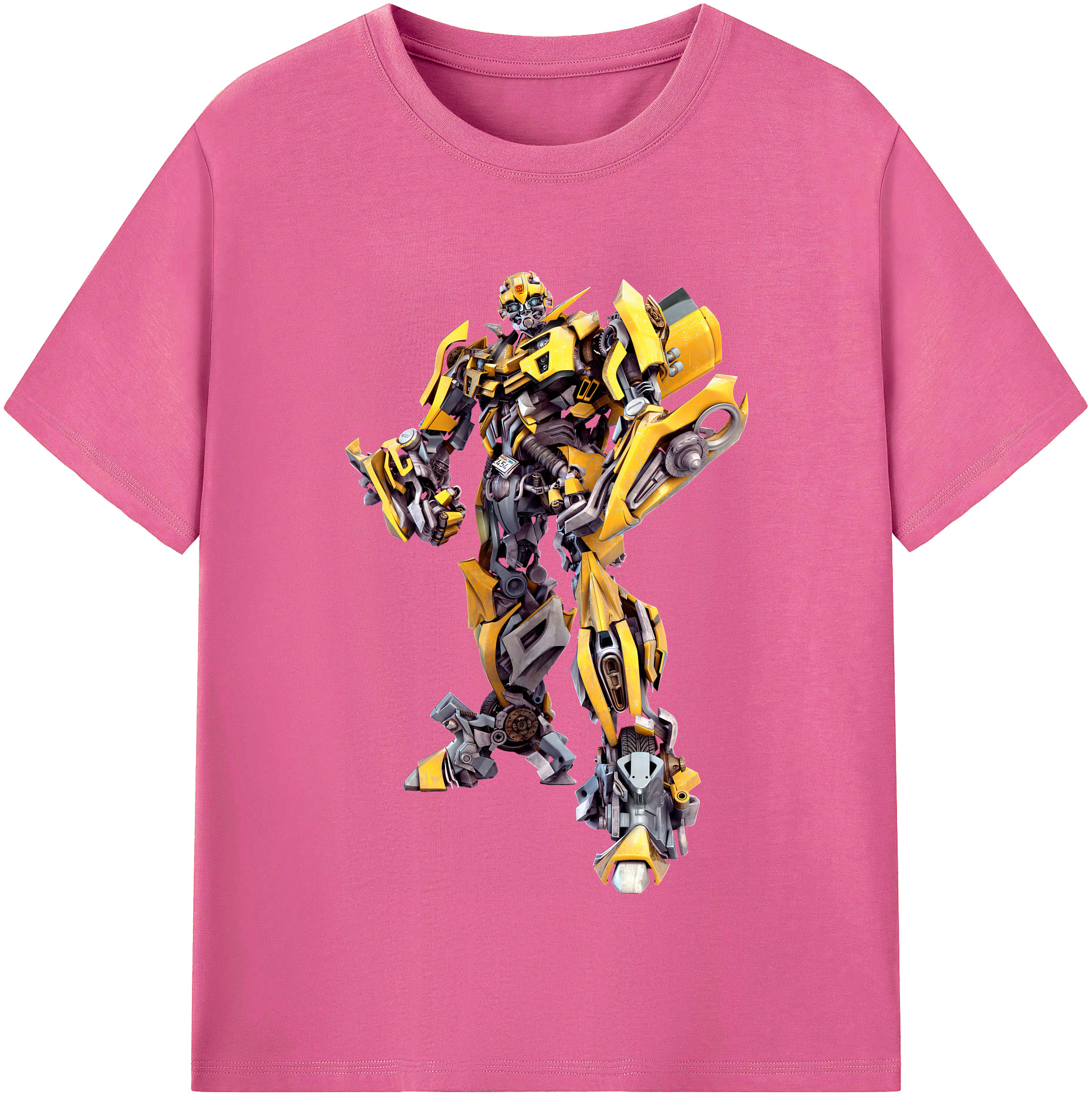 （画像用） Transformers トランスフォーマー レディースカジュアルプリントTシャツ（綿100％）