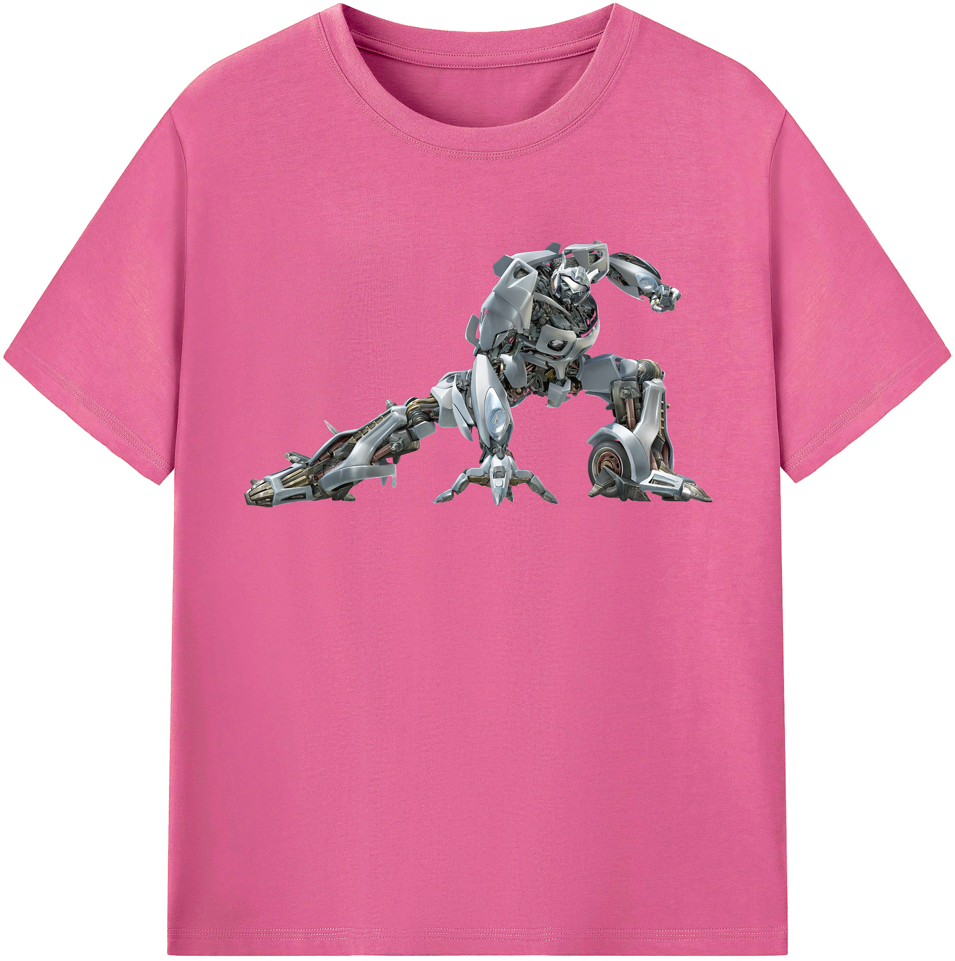 （画像用） Transformers トランスフォーマー レディースカジュアルプリントTシャツ（綿100％）
