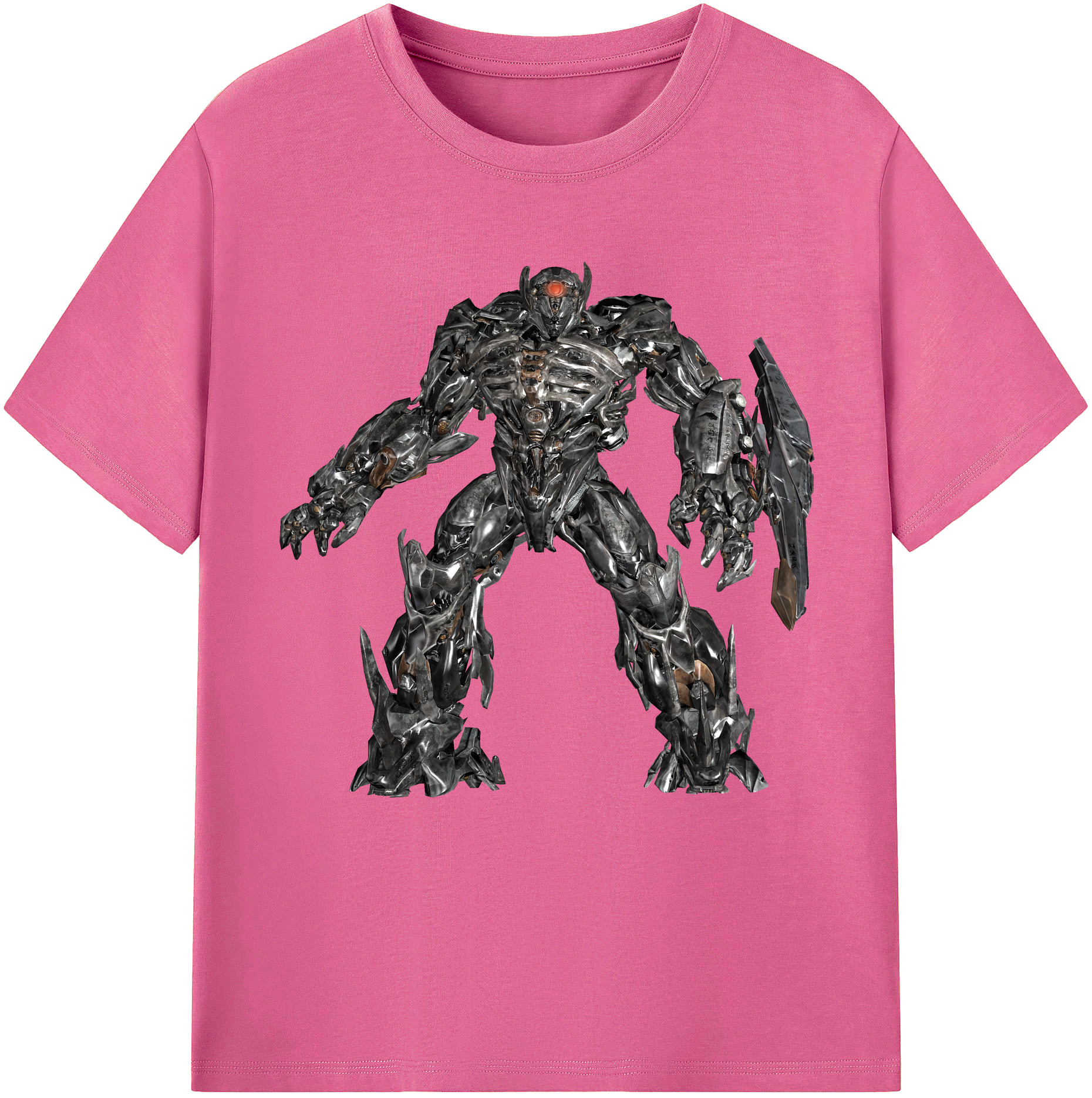 （画像用） Transformers トランスフォーマー レディースカジュアルプリントTシャツ（綿100％）
