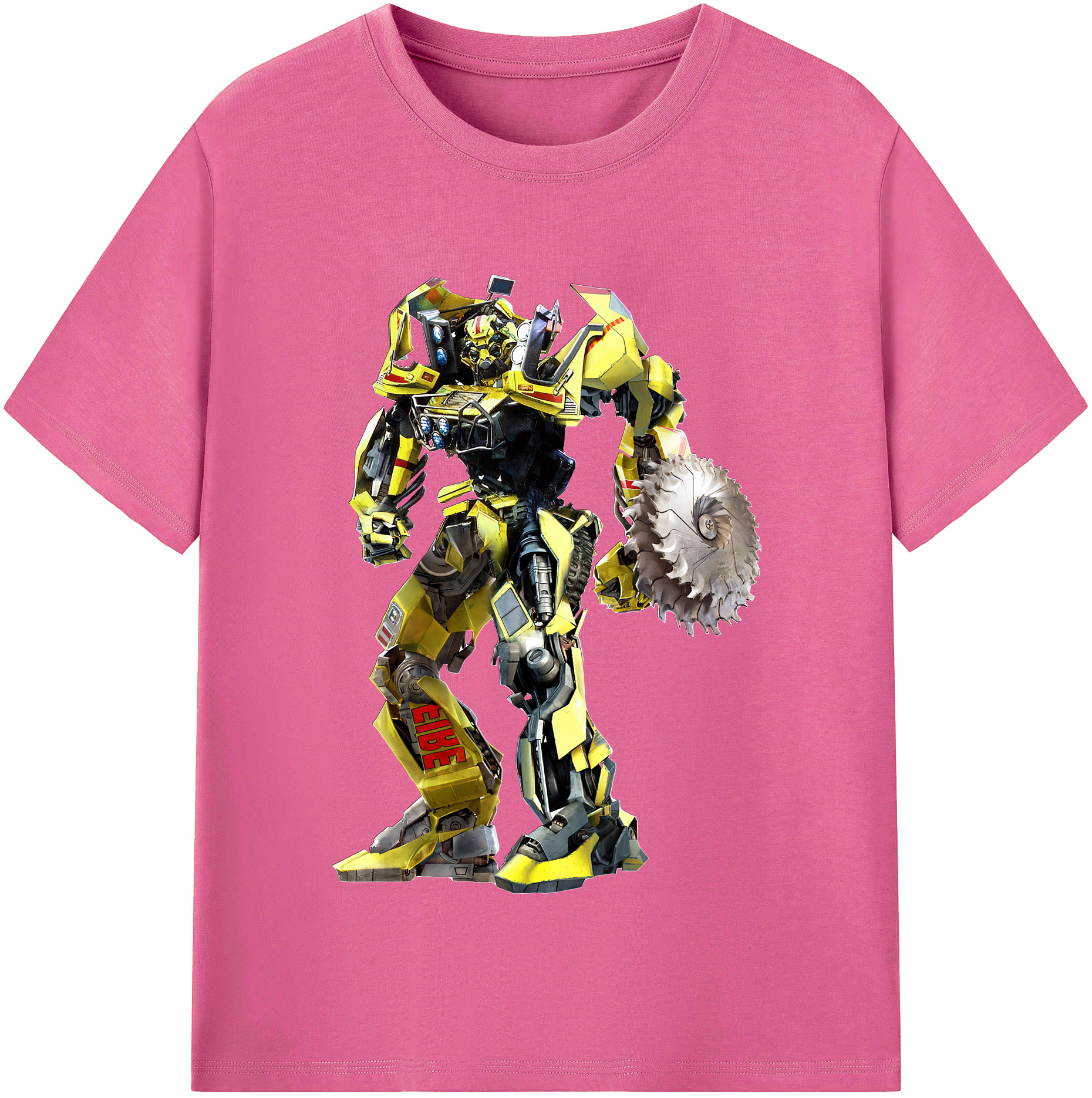 （画像用） Transformers トランスフォーマー レディースカジュアルプリントTシャツ（綿100％）