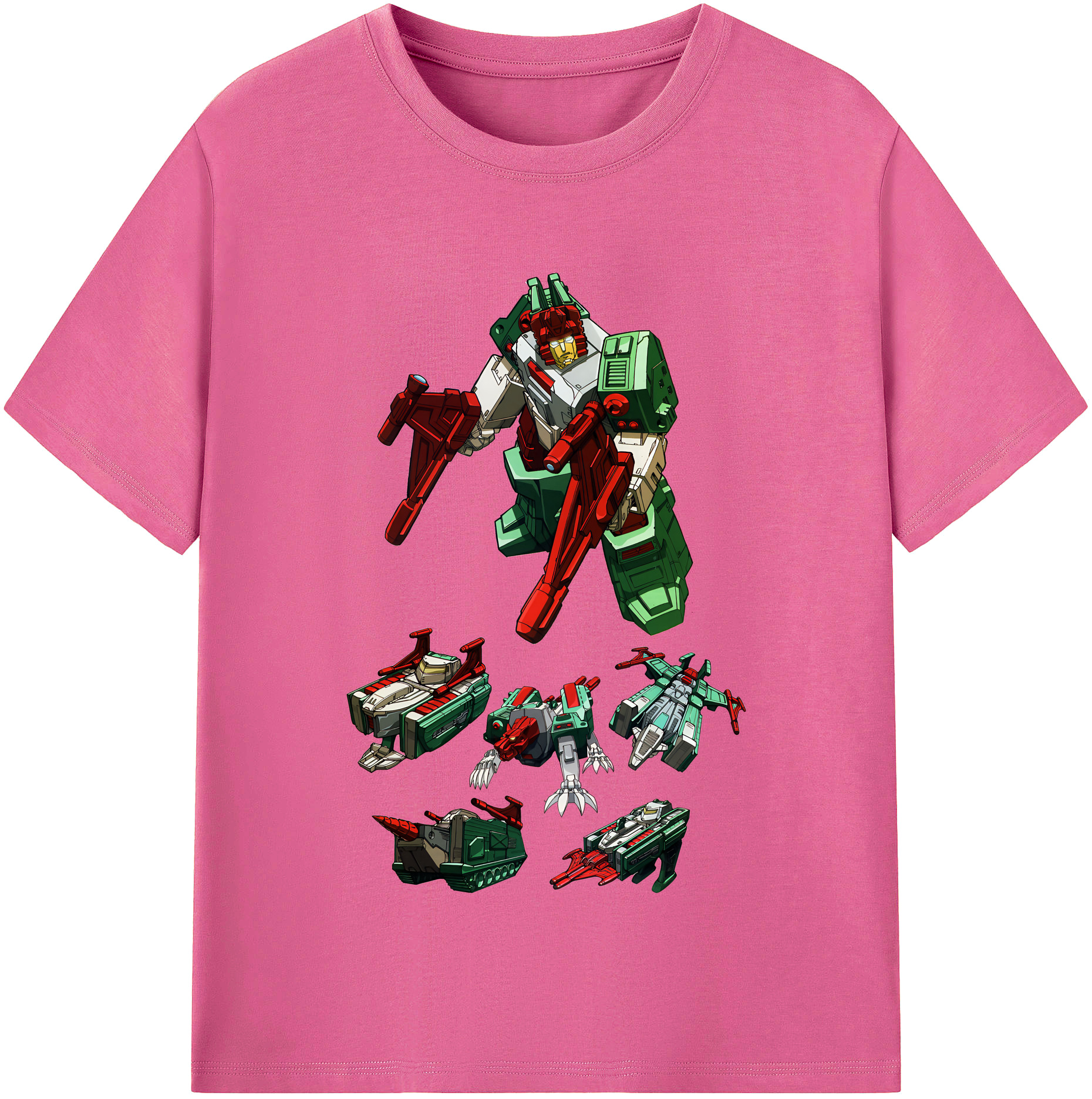 （画像用） Transformers トランスフォーマー レディースカジュアルプリントTシャツ（綿100％）